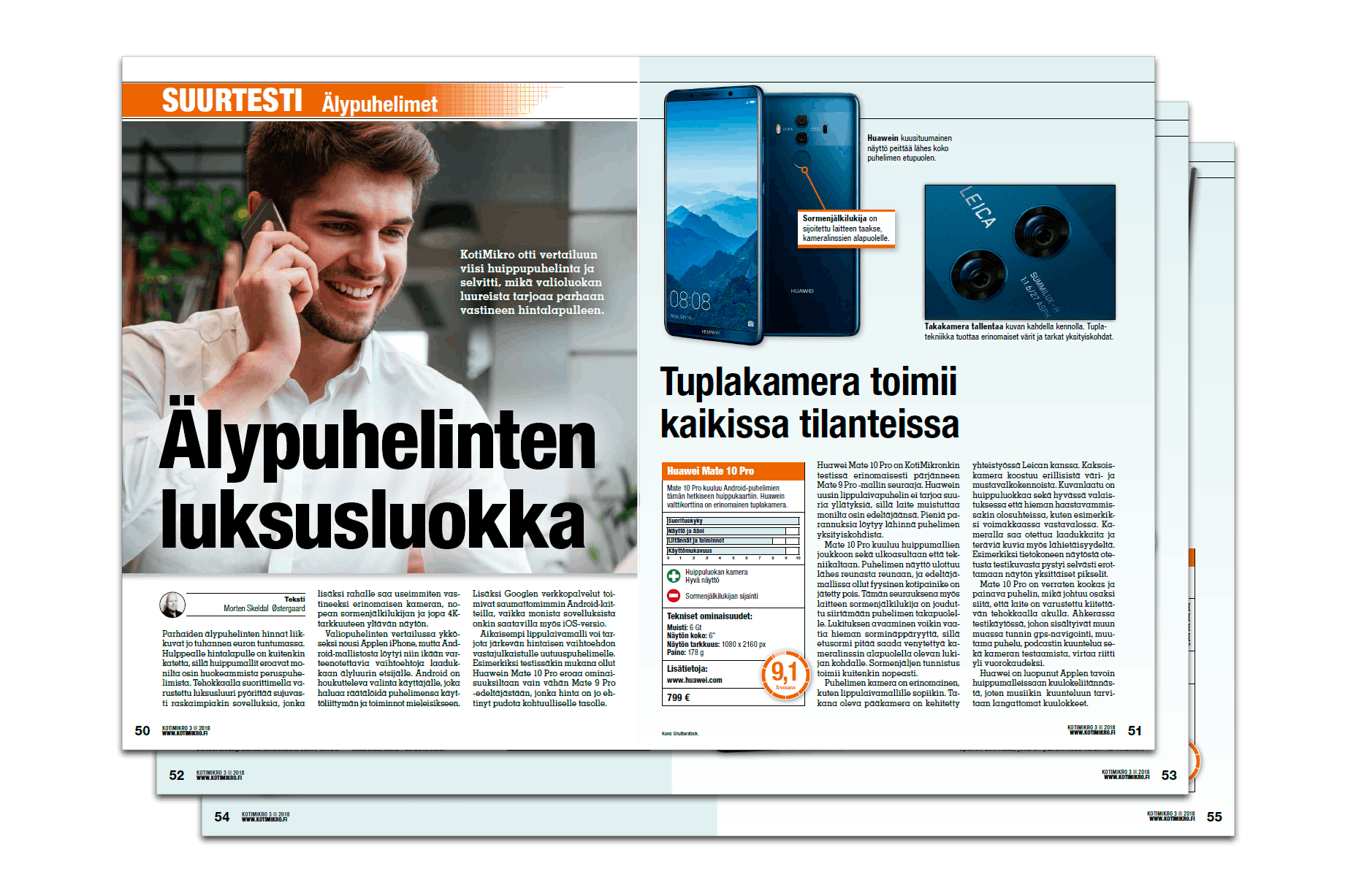 Älypuhelinten luksusluokka