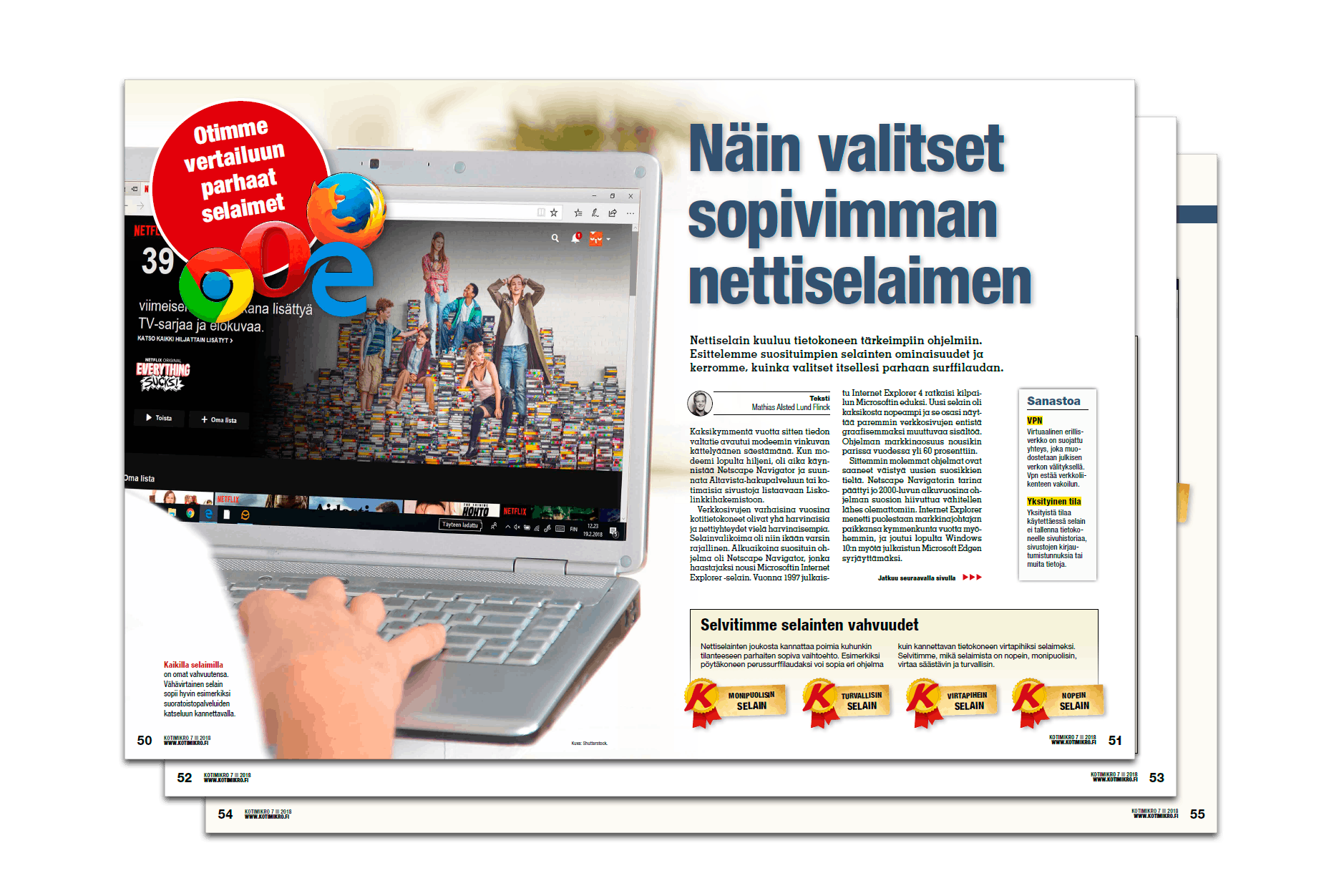 Näin valitset sopivimman nettiselaimen