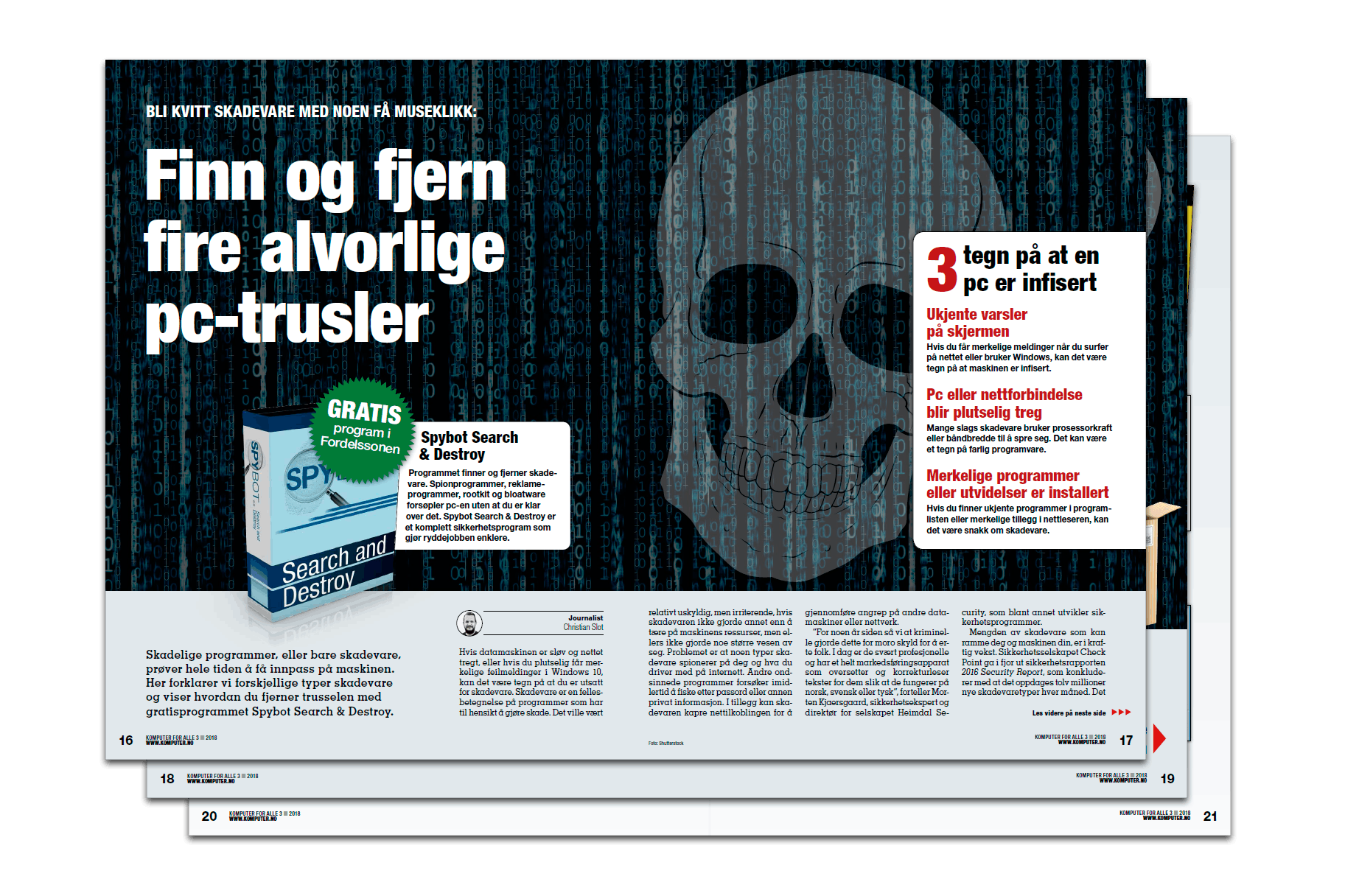 Finn og fjern fire alvorlige pc-trusler