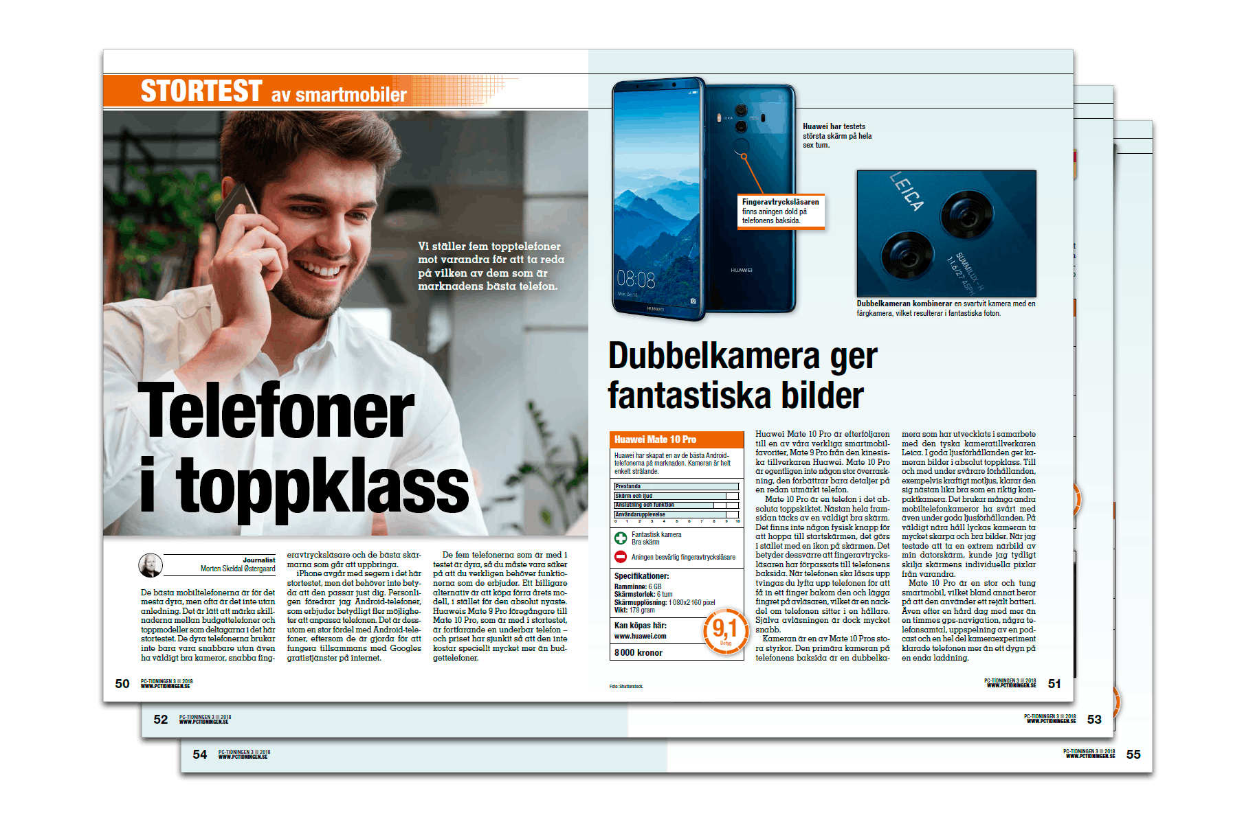 Mobiltelefoner i superklassen
