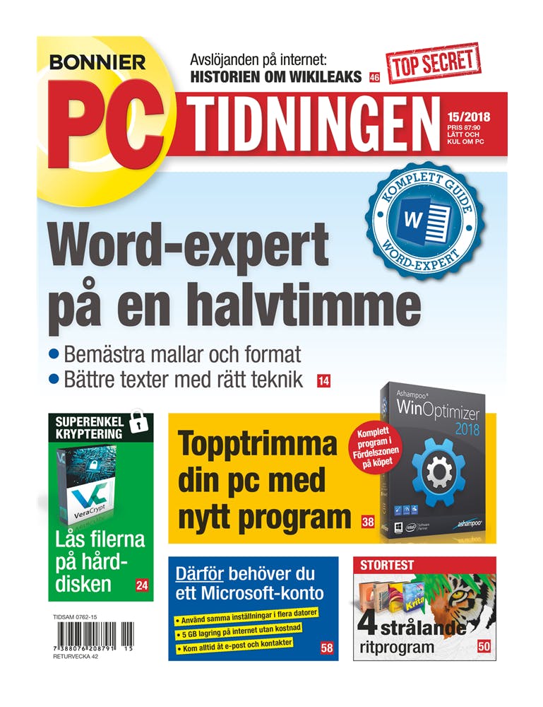 PC-tidningen 15/2018 PC-tidningen 15/2018