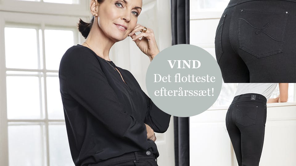 Forkæl din 40+ krop med det flotteste efterårssæt fra LauRie! Vind tøj fra LauRie med Magasinet Liv