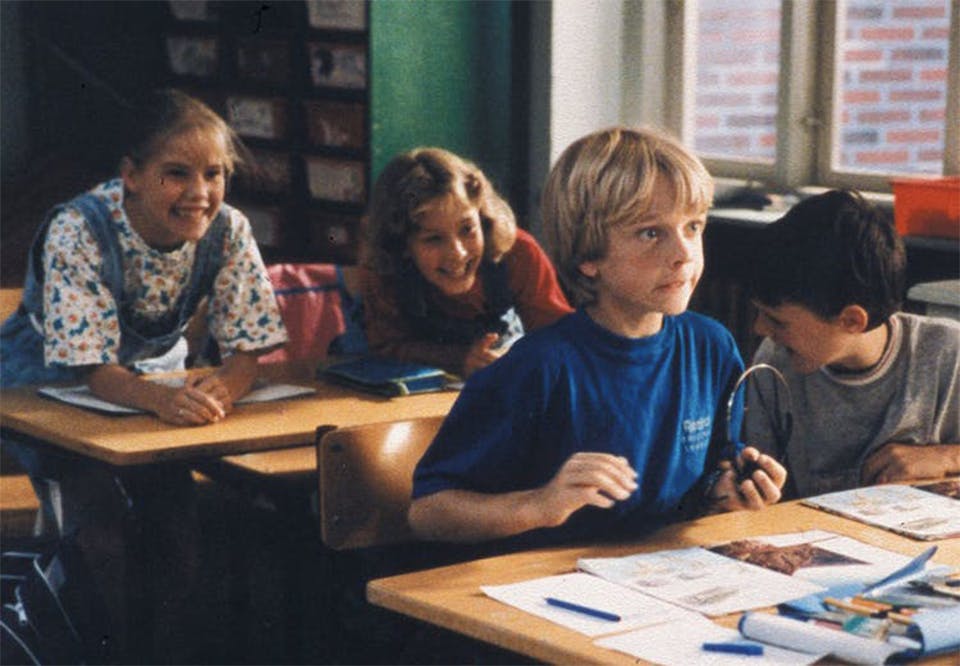 Gik du i skole i 1980'erne? Screenshot fra Krummerne