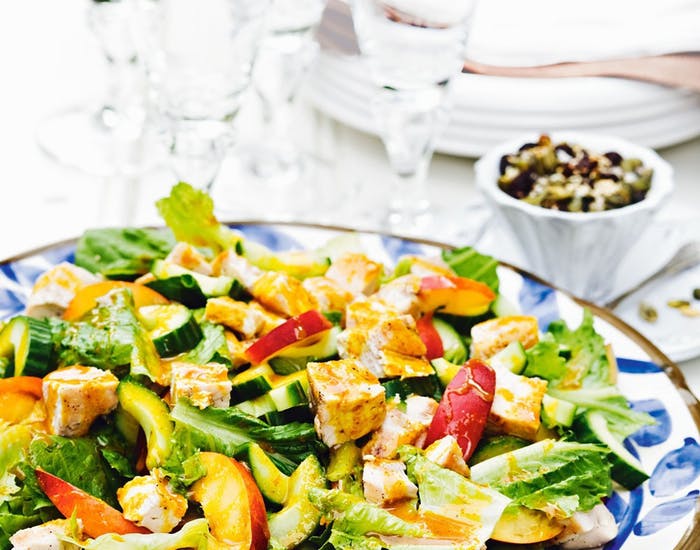 Saftig kyllingsalat: Saftig kyllingsalat: