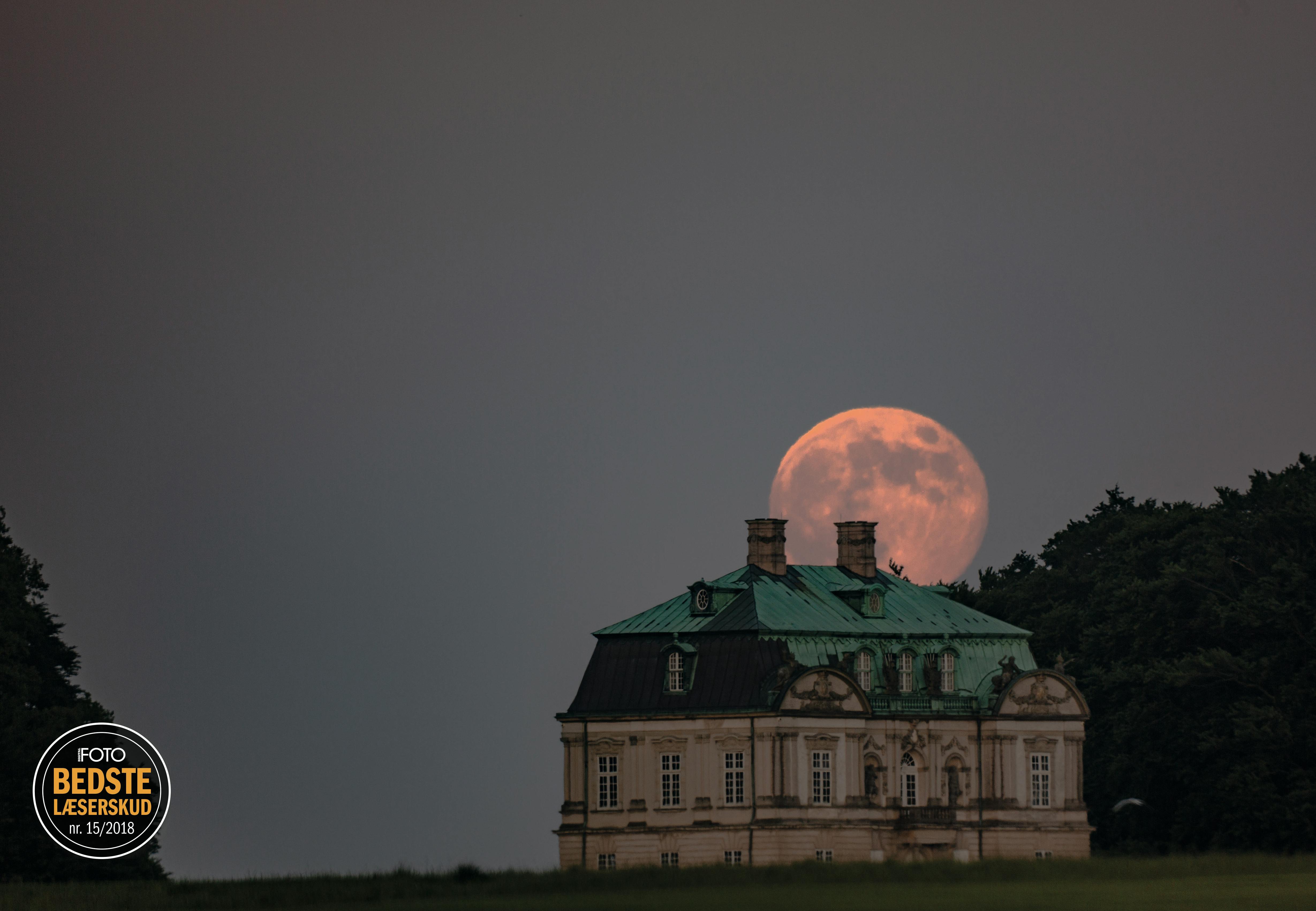 Eremitageslottet Dyrehaven måne billede
