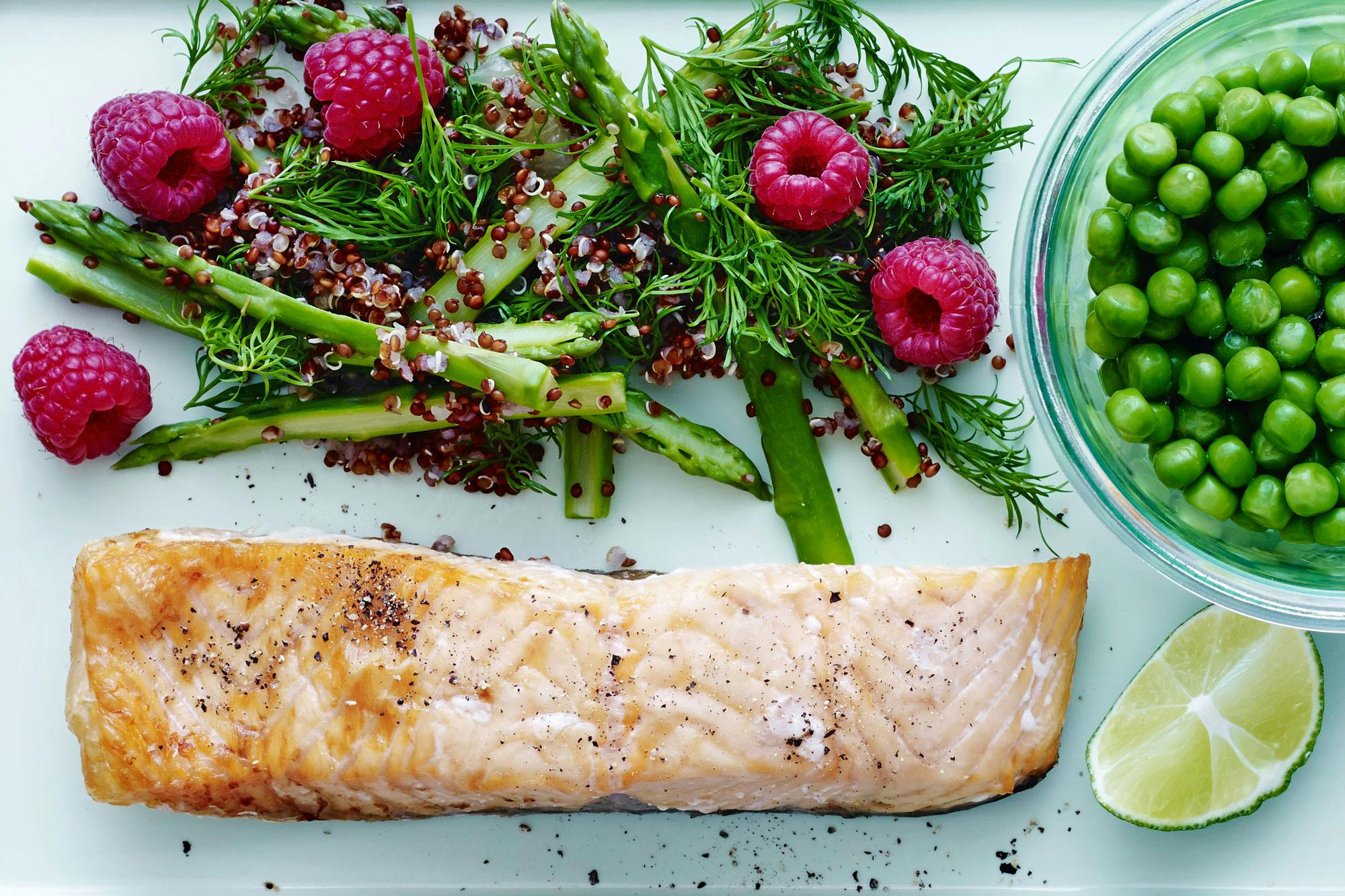 Lax i ugn med quinoa Lax i ugn med quinoa och sparris