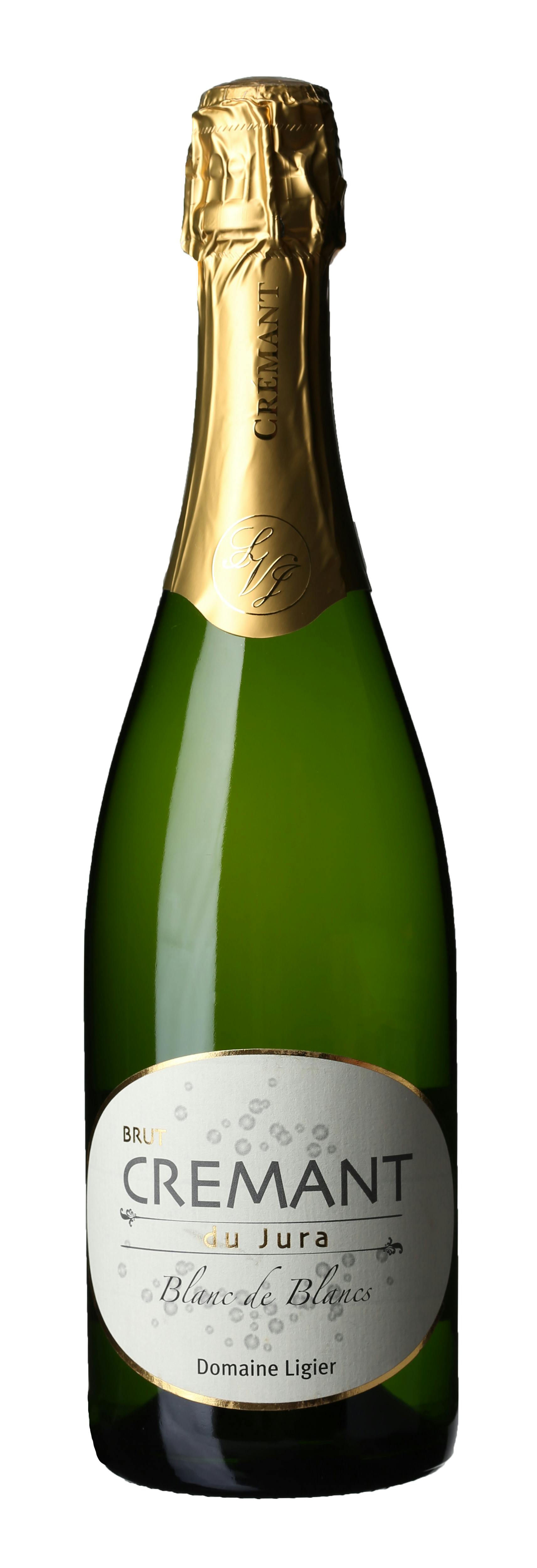 Crémant musserende vin 2197401 Ligier Crémant de Jura Blanc de Blancs Brut