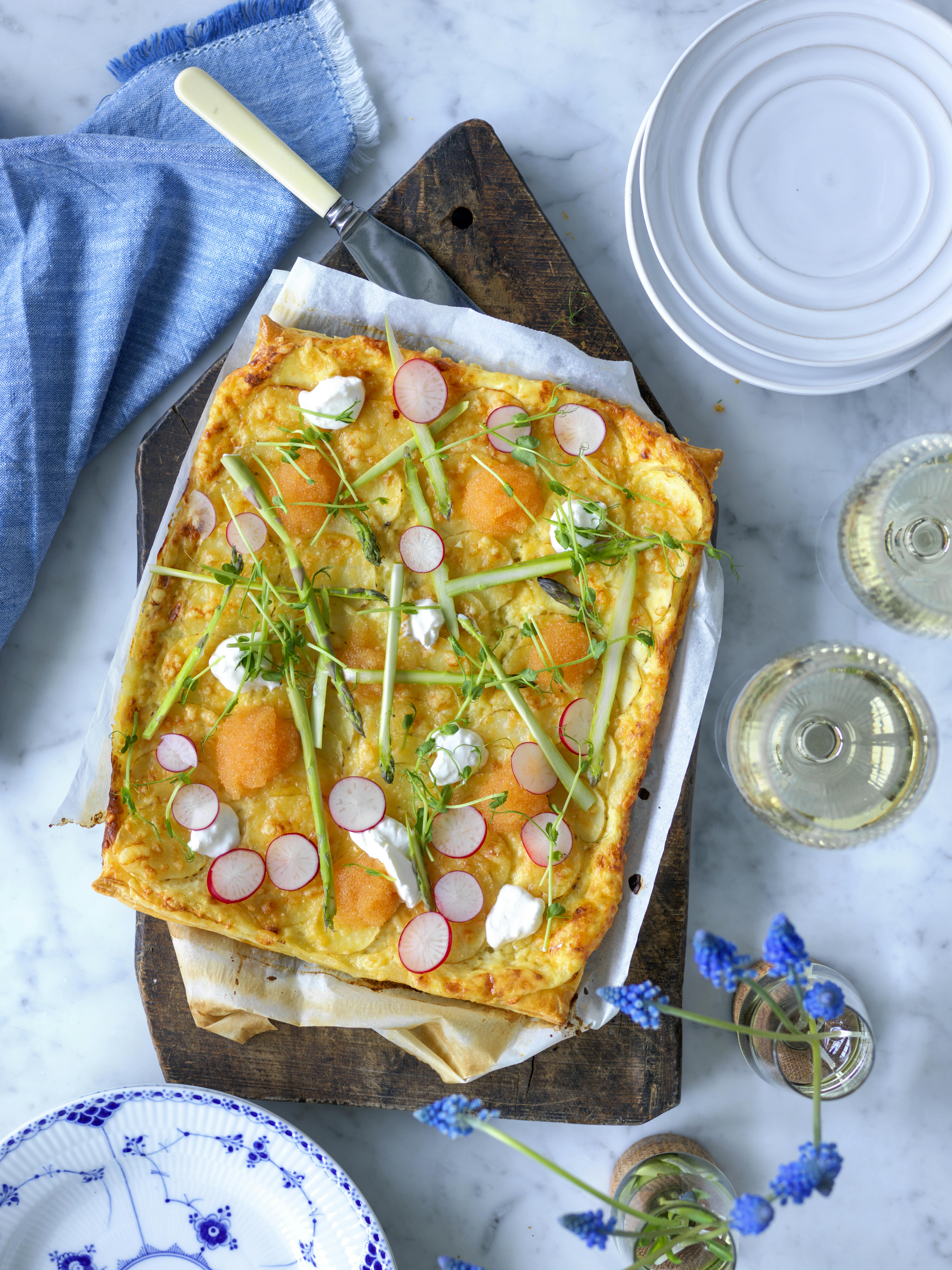 Et alternativ til pizza eller blinis? Kartofler og stenbiderrogn