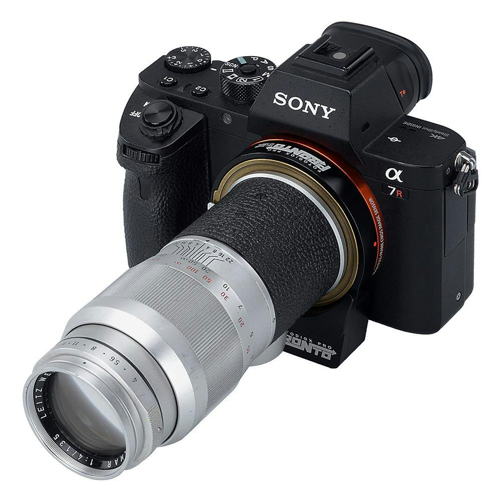 Nytt og gammelt Sony kamera med Leica objektiv