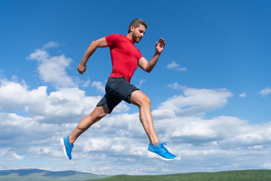 Runner's high Mann løper