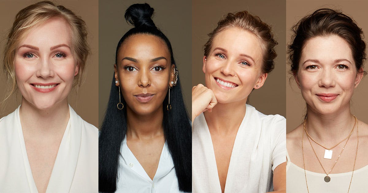 Racerbilkjører Emma Kimiläinen / Designer Selam Fessahaye / Ingeniør Christine Spiten / Bokser Sarah Mahfoud Racerbilkjører Emma Kimiläinen / Designer Selam Fessahaye / Ingeniør Christine Spiten / Bokser Sarah Mahfoud