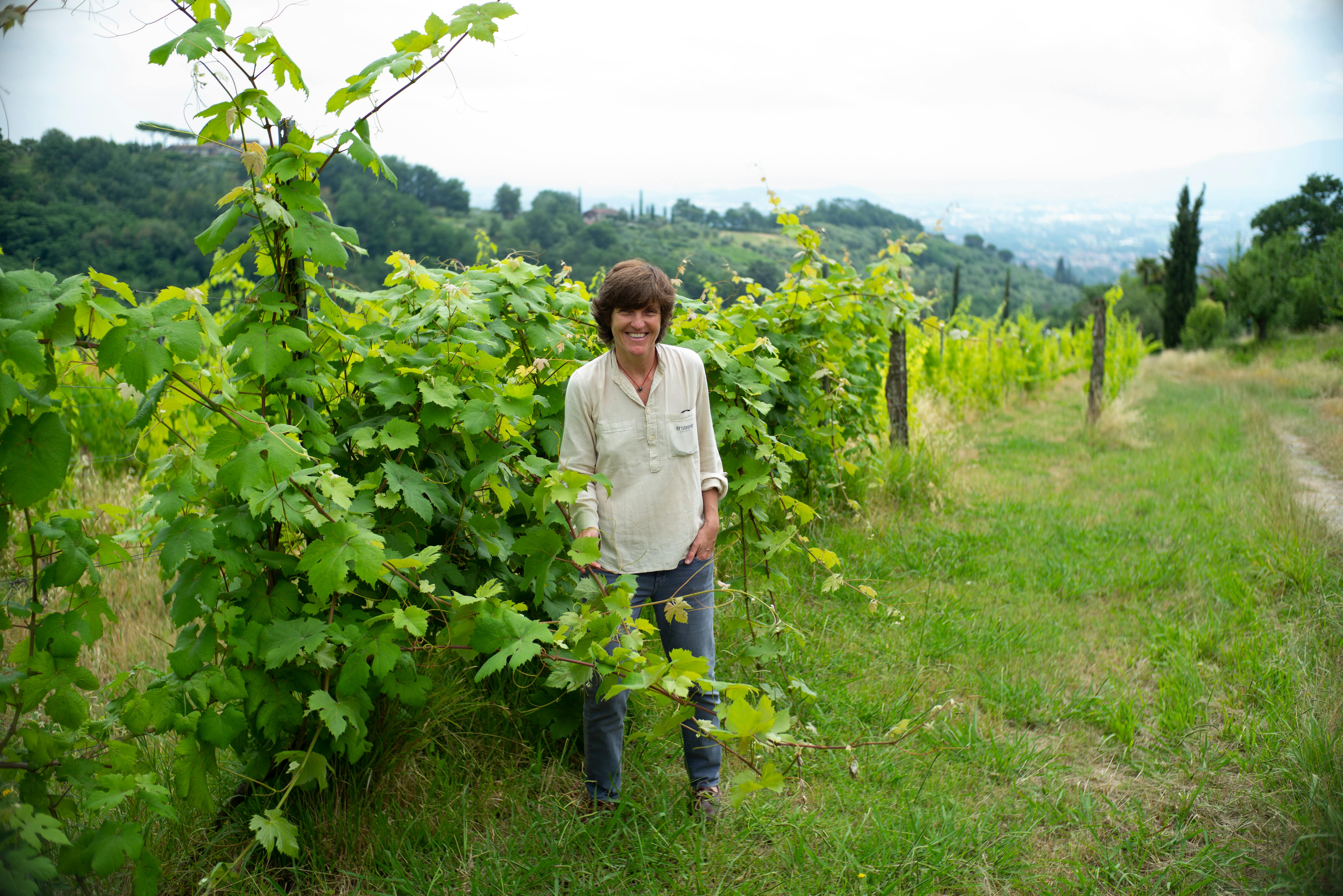 Besøk en vingård: tenuta di valgiano Laura di Collobiano alex podolinsky