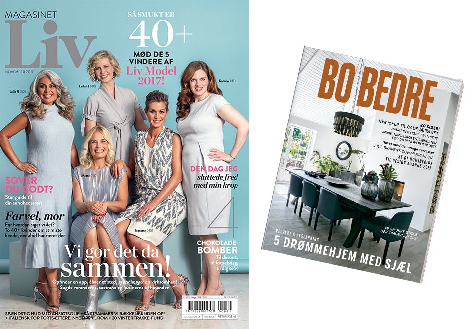 Magasinet Liv 81 og Bo Bedre 8