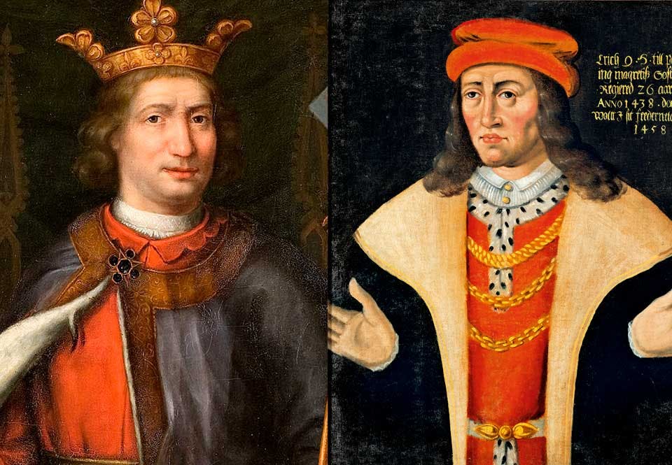 Magnus Eriksson och Erik av Pommern