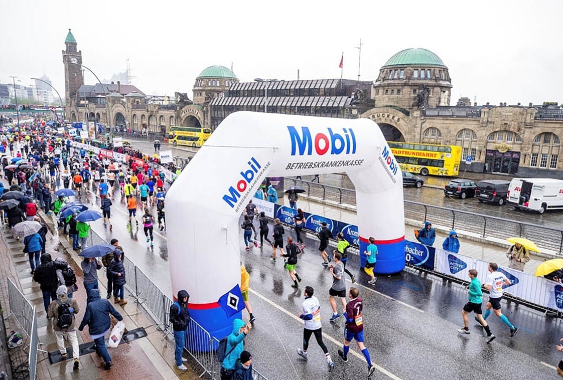 Maratonlöpare i Hamburg