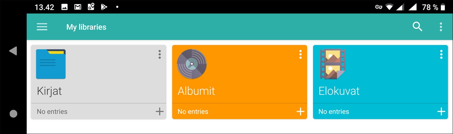 Lisää nimikkeitä. Memento Database