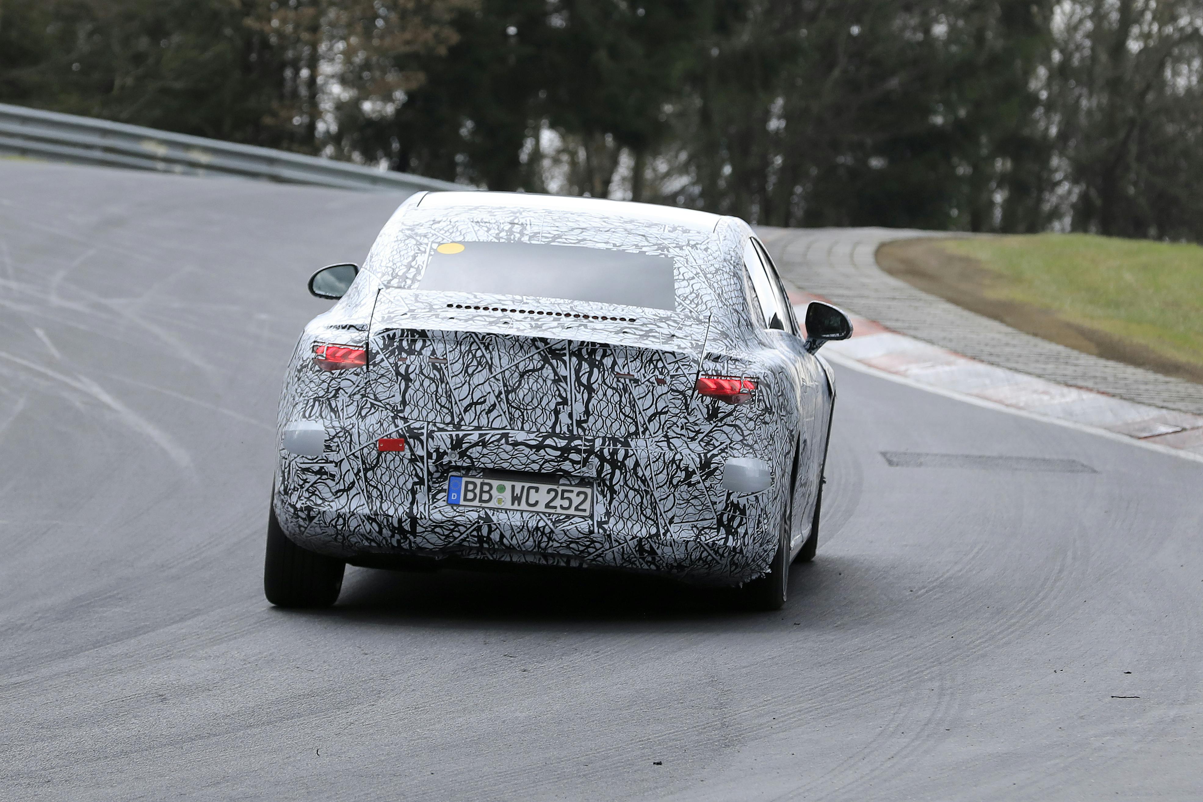 Automedia spionfotos EQE e-klasse elbil mercedes