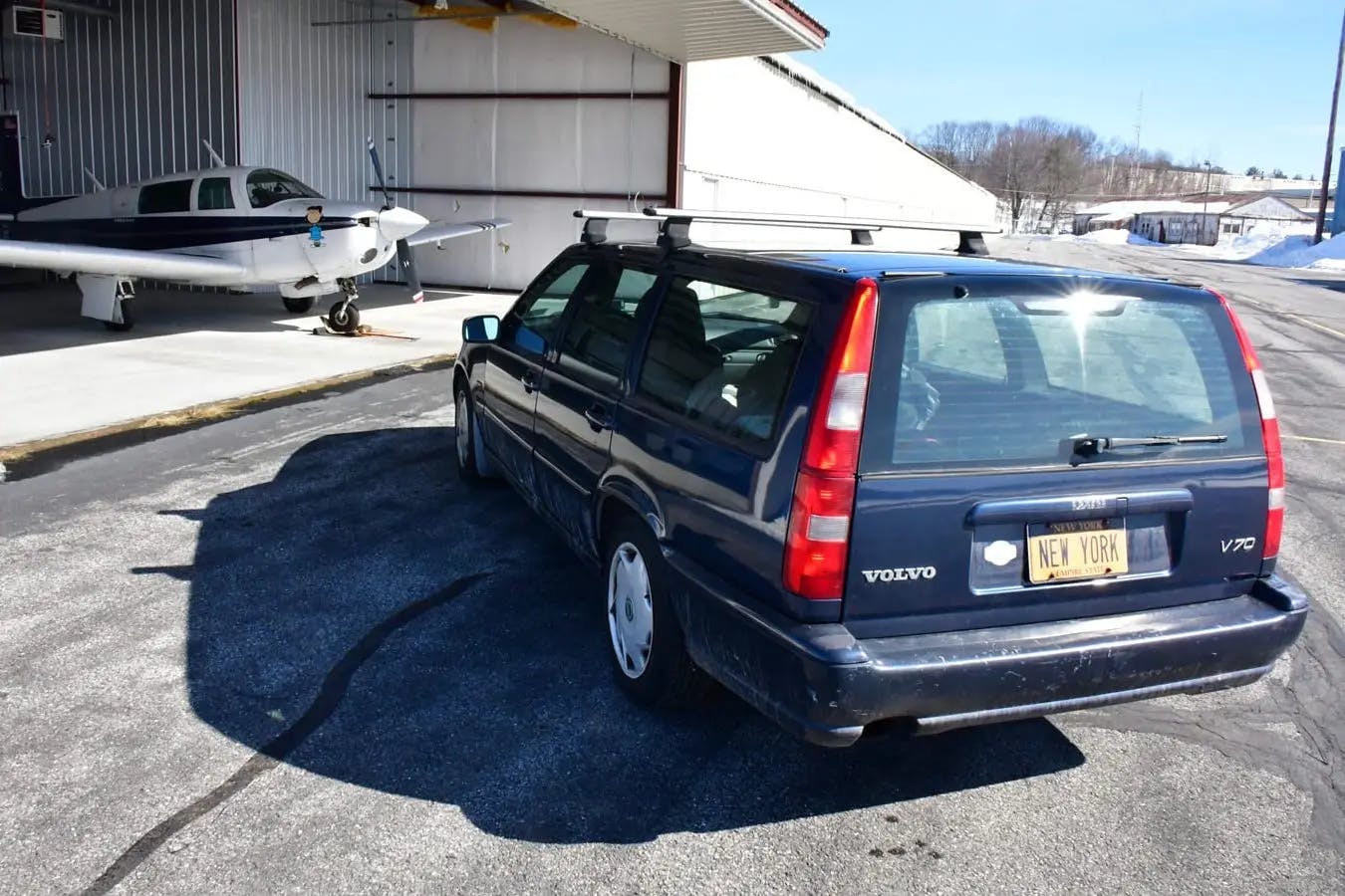 Volvo v70 new york nummerplade