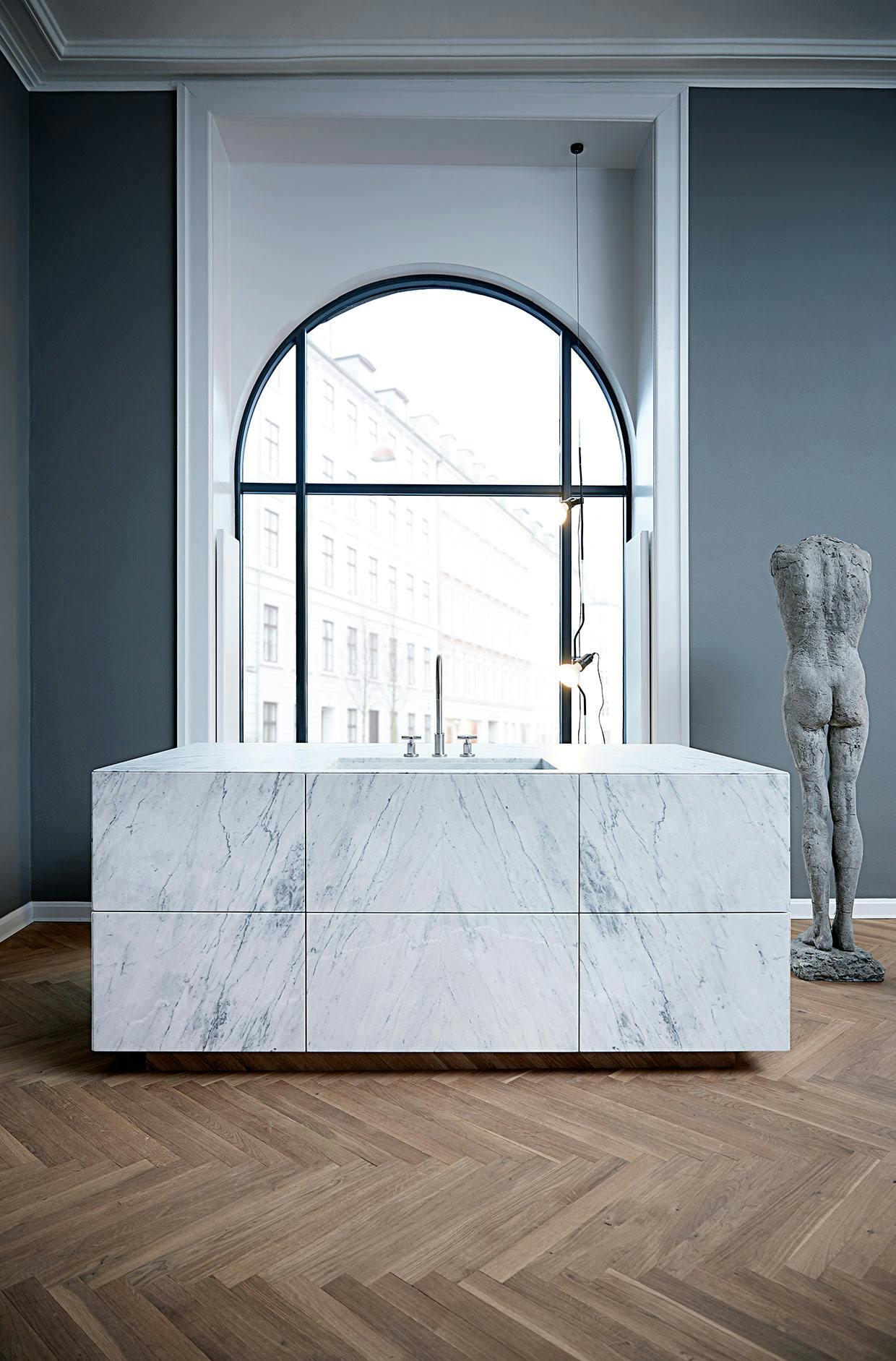 multiform marmor køkken form 45
