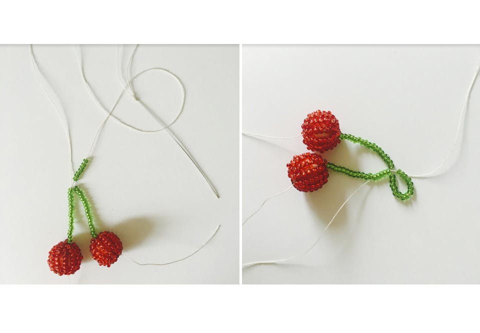 DIY til kirsebær-øreringe