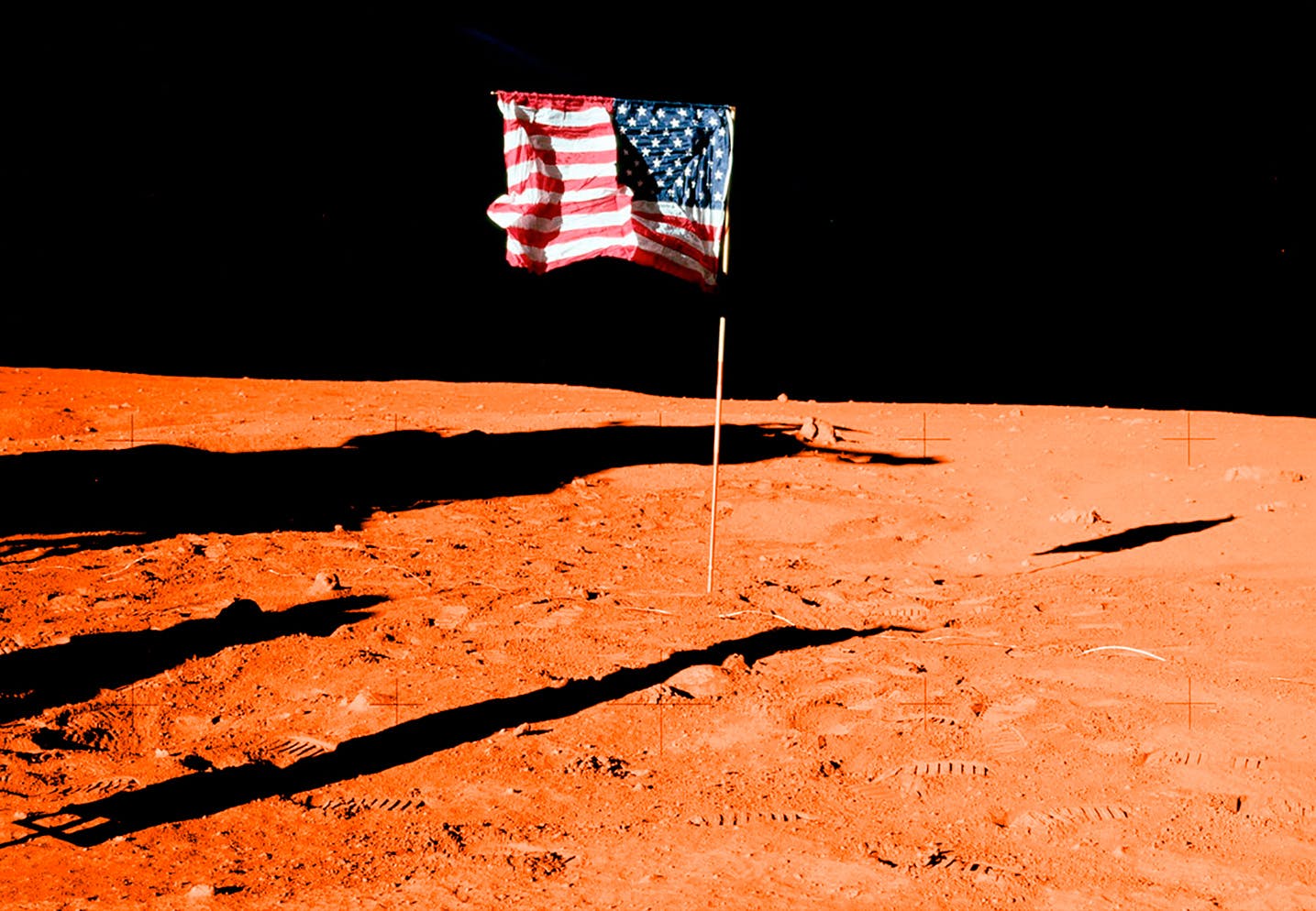 Flagg på Mars