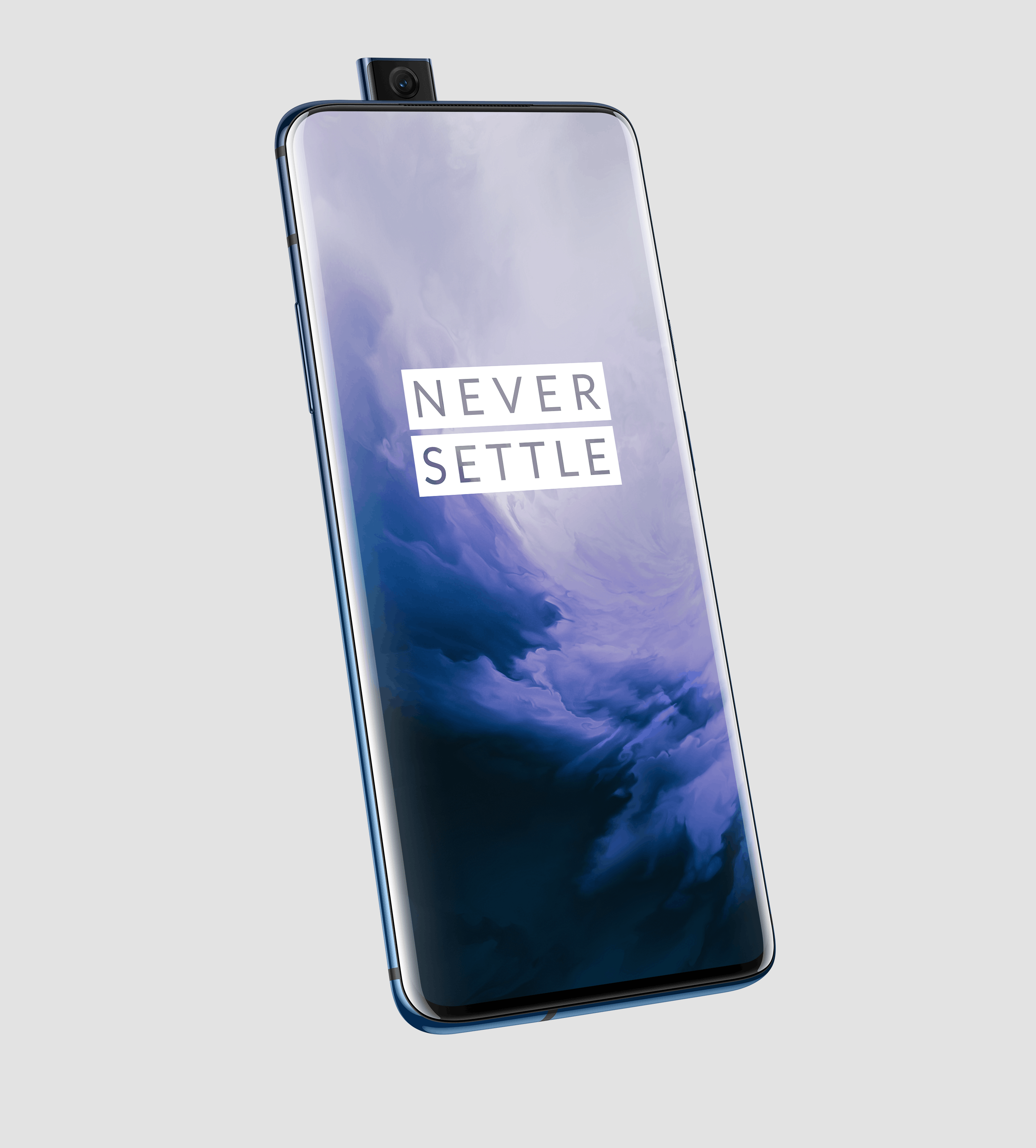OnePlus 7 Pro OnePlus 7 Pro med den nya poppuppkameran uppfälld.