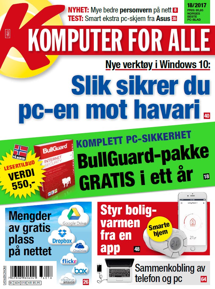 Komputer for Alle nr 18: Slik sikrer du pc-en mot sammenbrudd