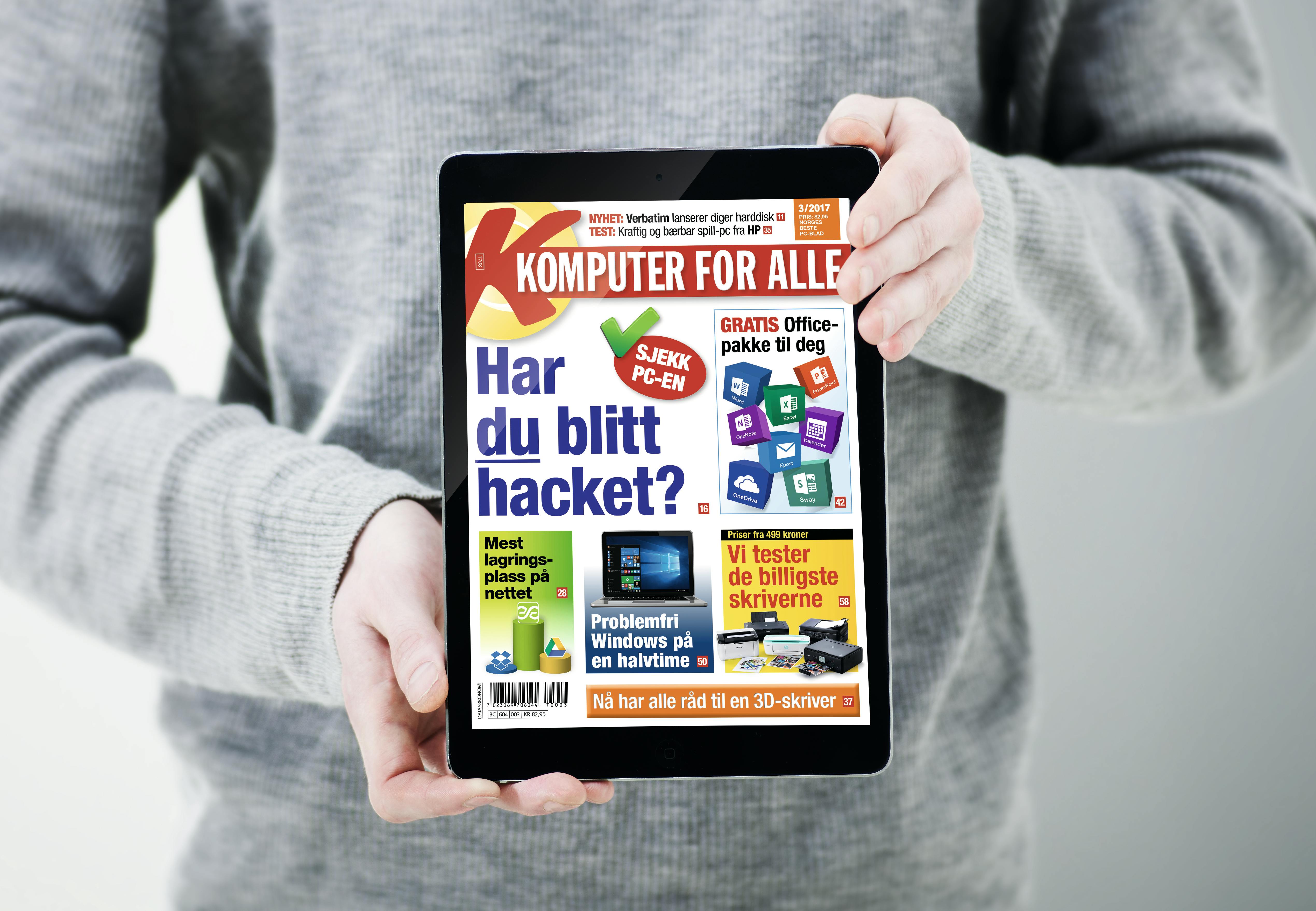 Når er Komputer for alle i salg?