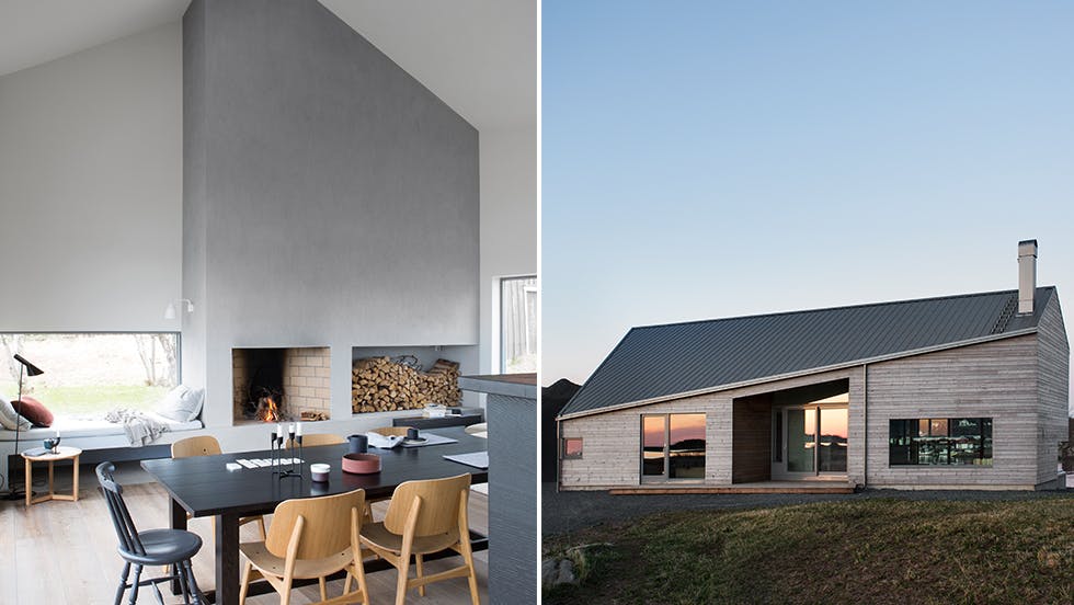 Skrå linjer preger arkitekturen
