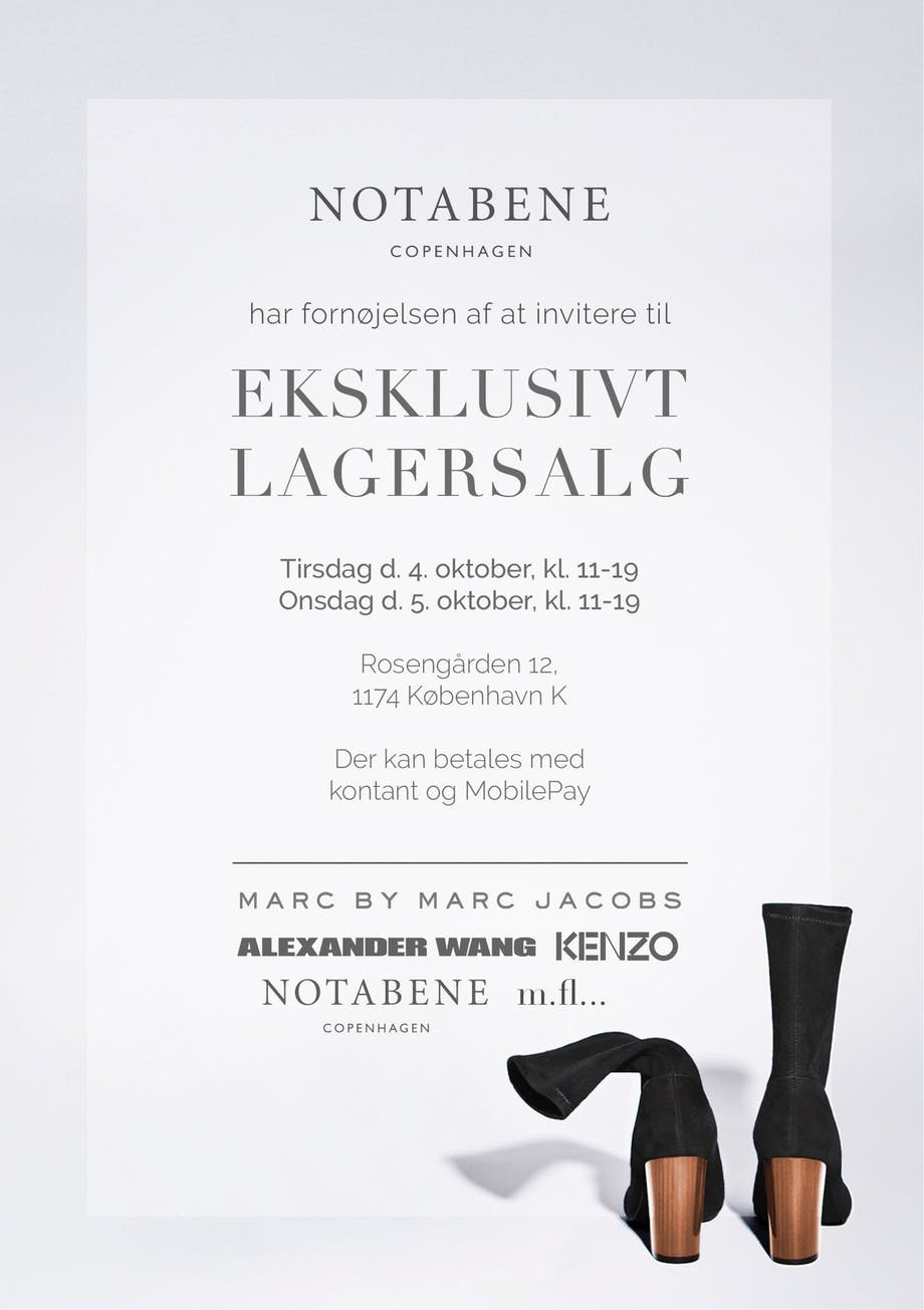 Notabene lagersalg