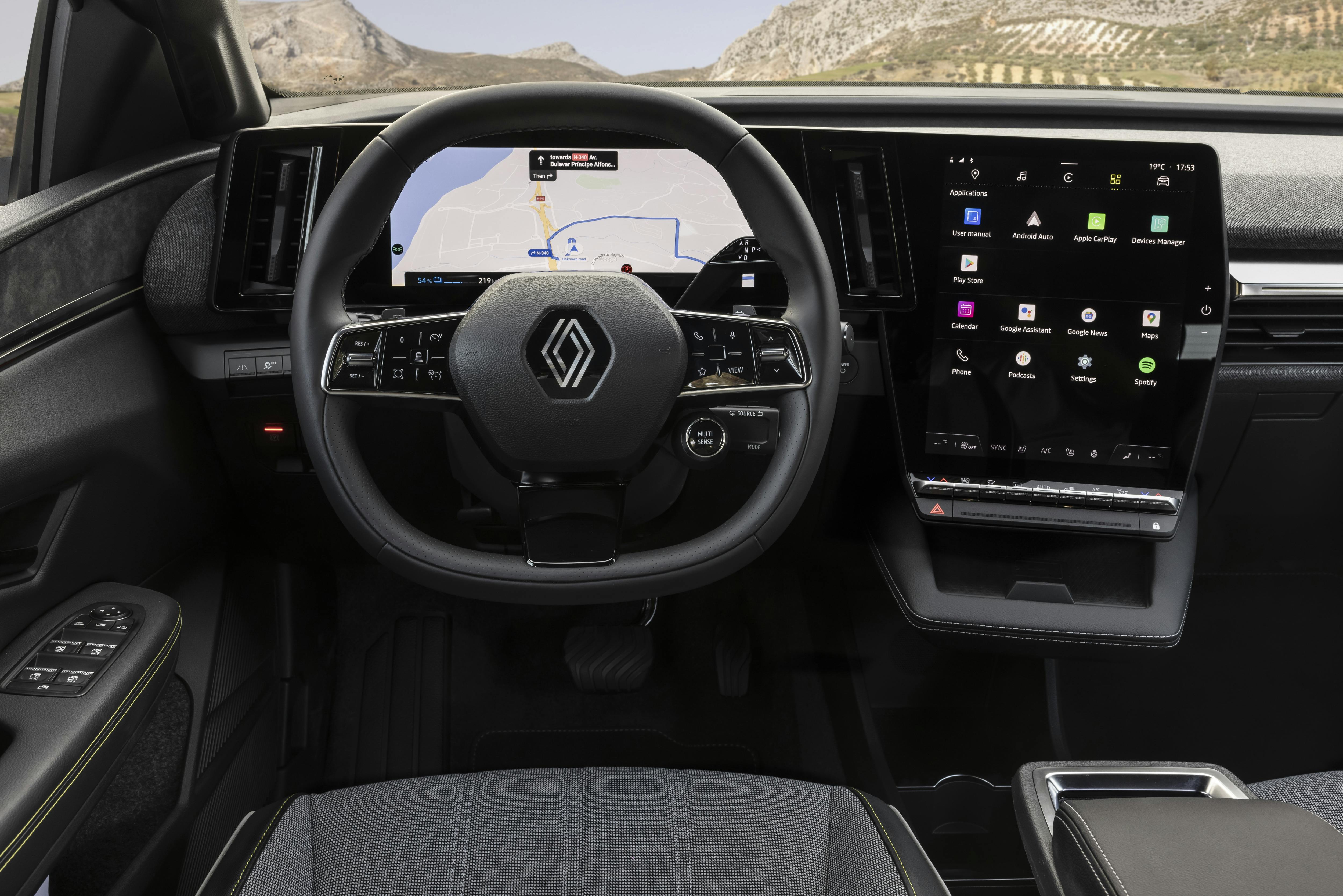 Renault Megane e-tech interiør