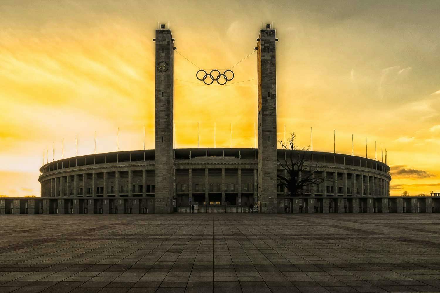 Het Olympisch Stadion in Berlijn