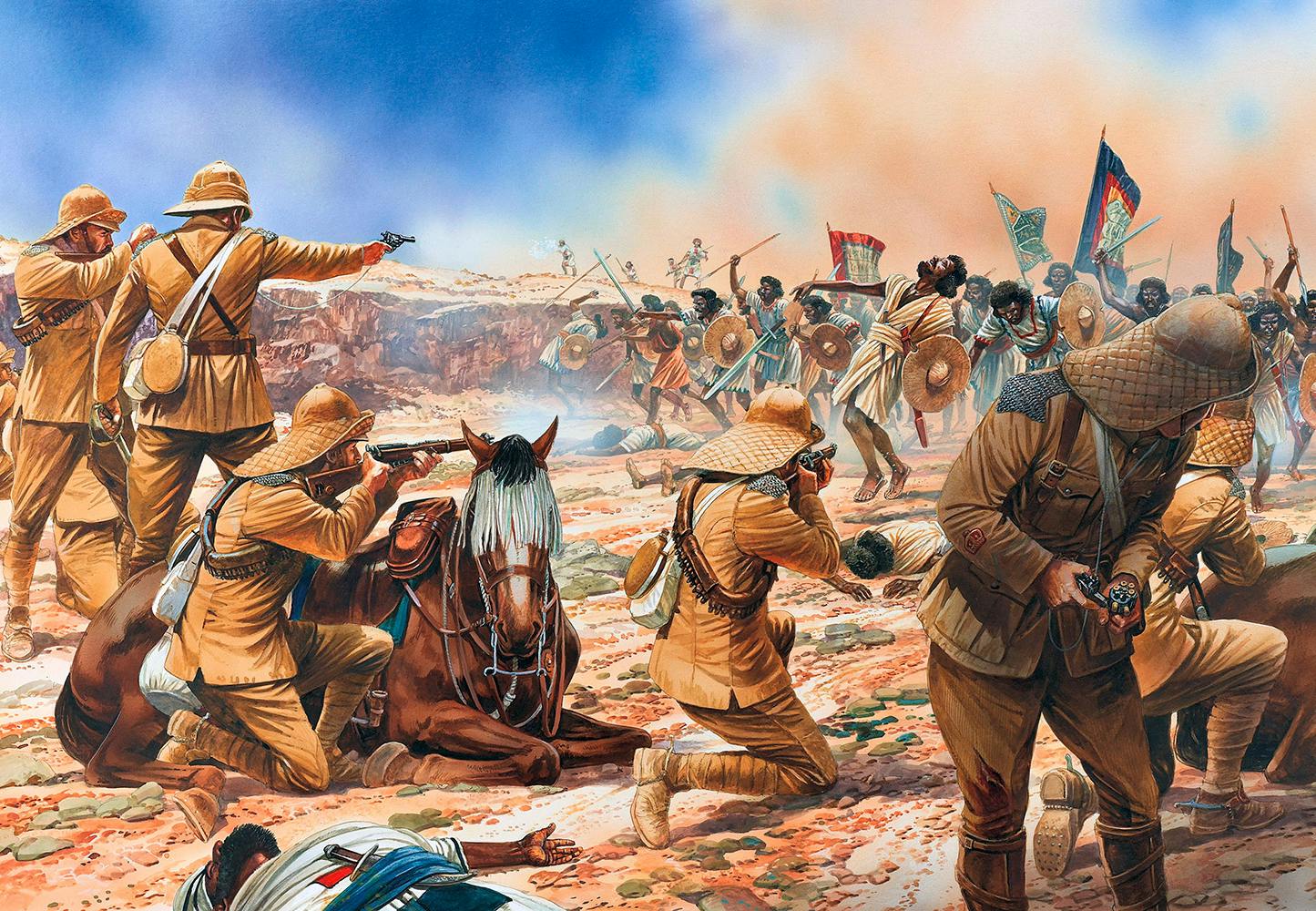 Slaget ved Omdurman 1898.