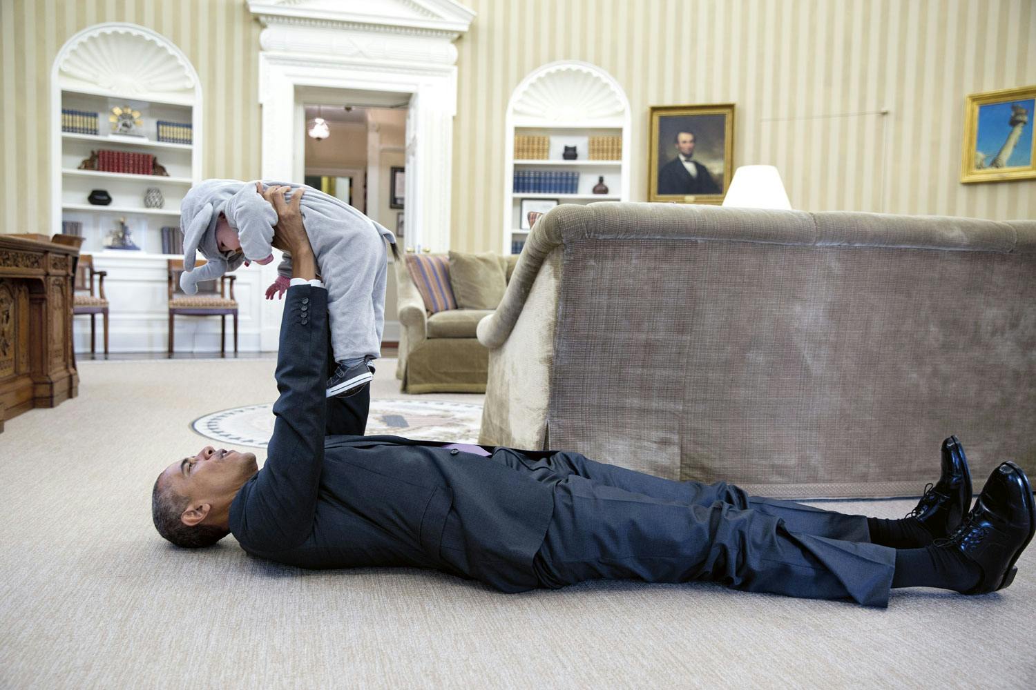 Yhdysvaltain entinen presidentti Barack Obama Pete Souzan kuvaamana
