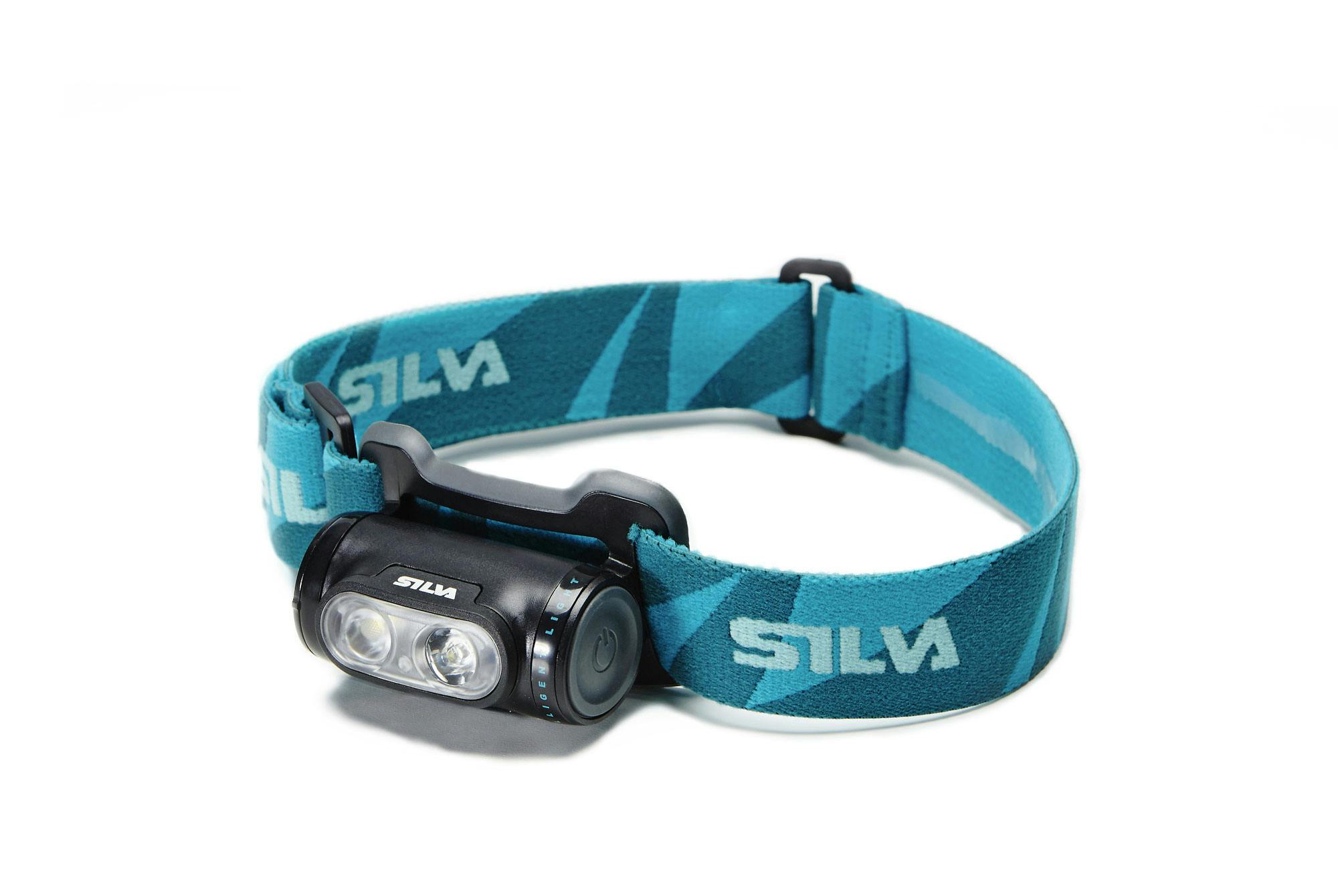 En lätt pannlampa med inbyggt batteri passar bra till vanliga löprundor. En lätt pannlampa med inbyggt batteri passar bra till vanliga löprundor.