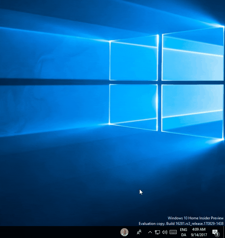 Gif-bild av Windows 10 Fall Creators Update