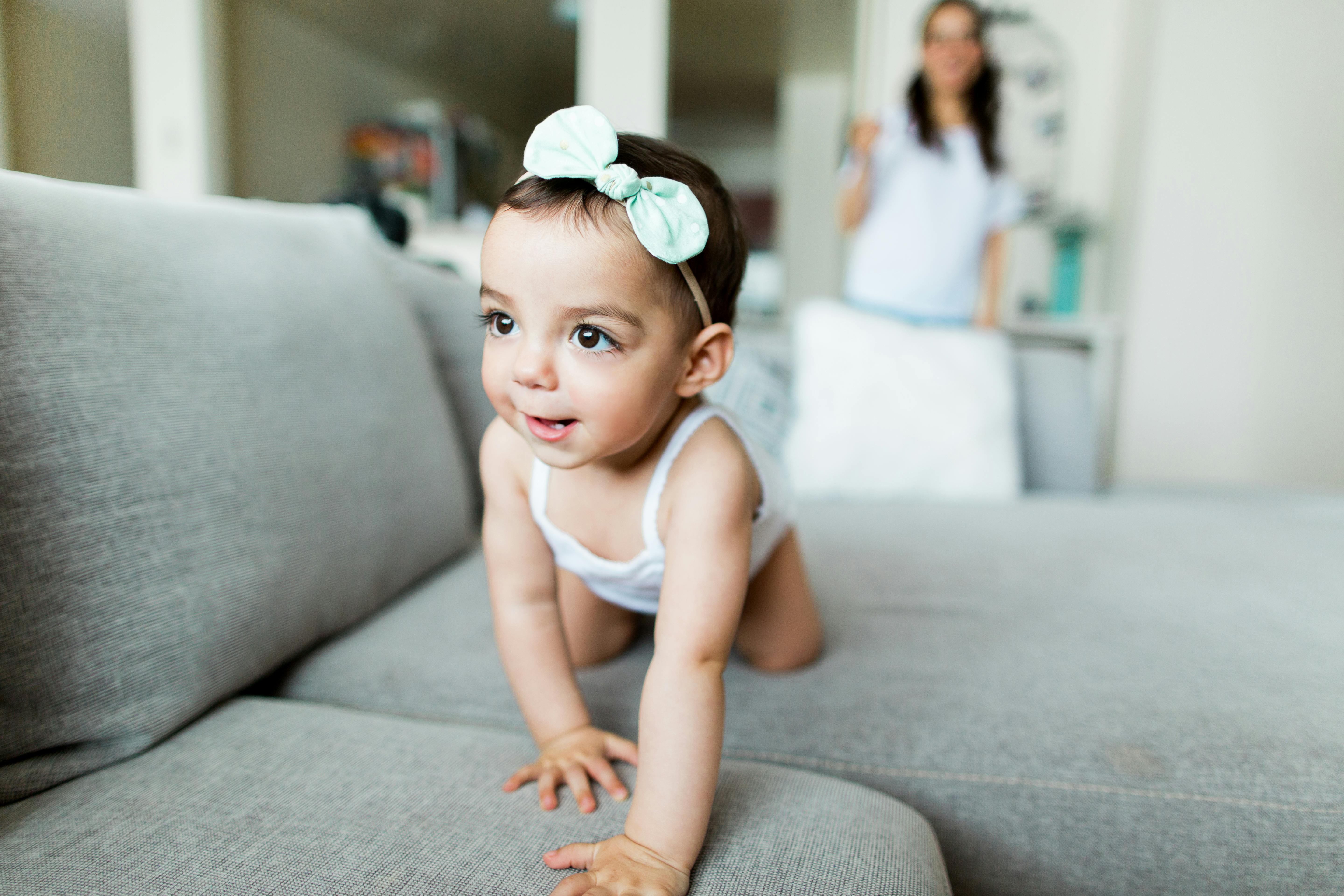Tror du, prinsessen her har et pigenavn med P? Baby med pigenavn med P