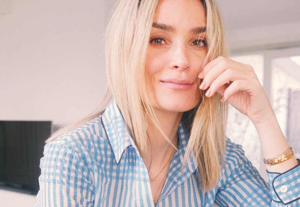 blogger Camilla Pihl i Ganni Topp