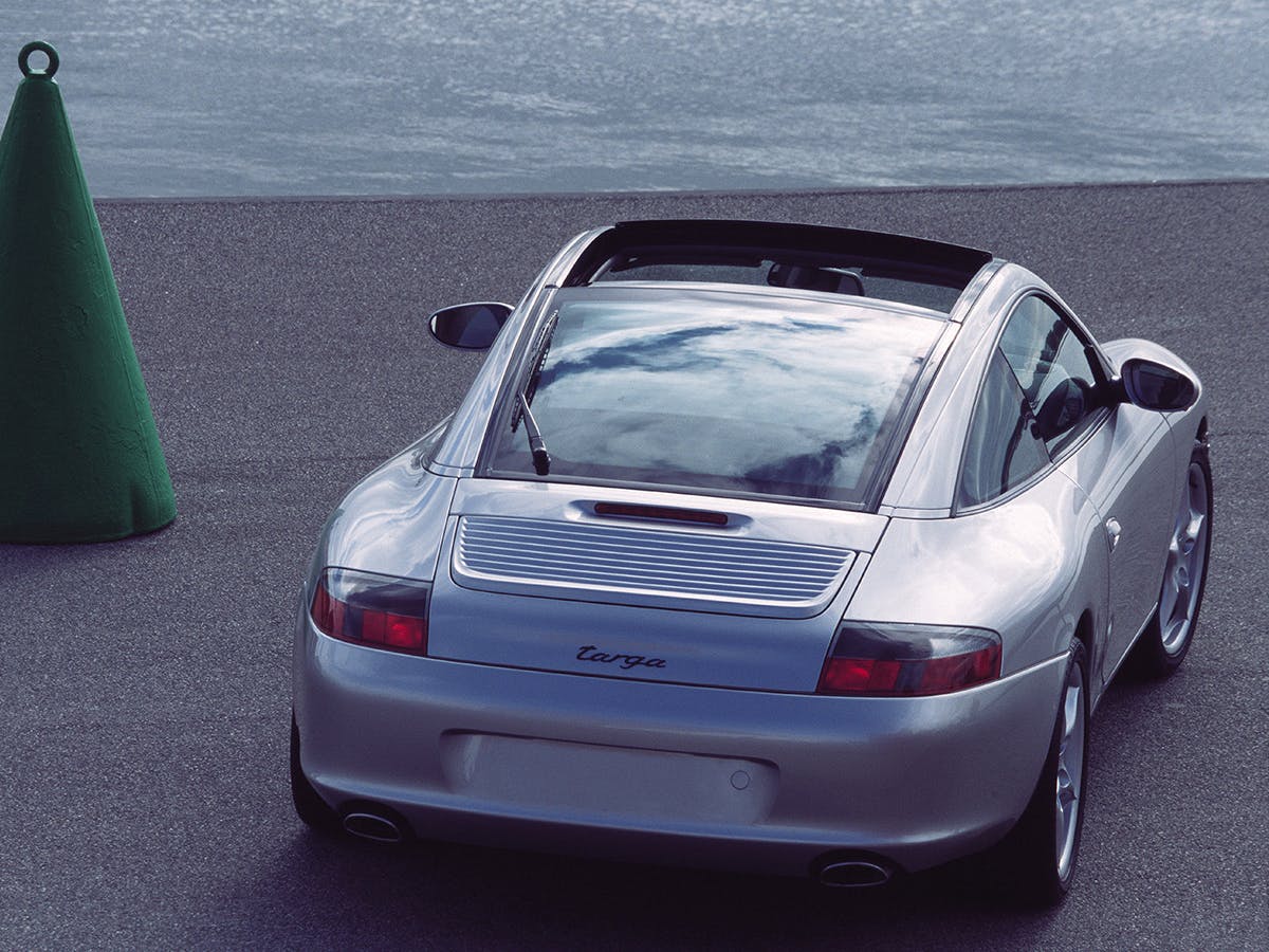 Porsche 911 2002, 996, Targa, åben targa, stort soltag