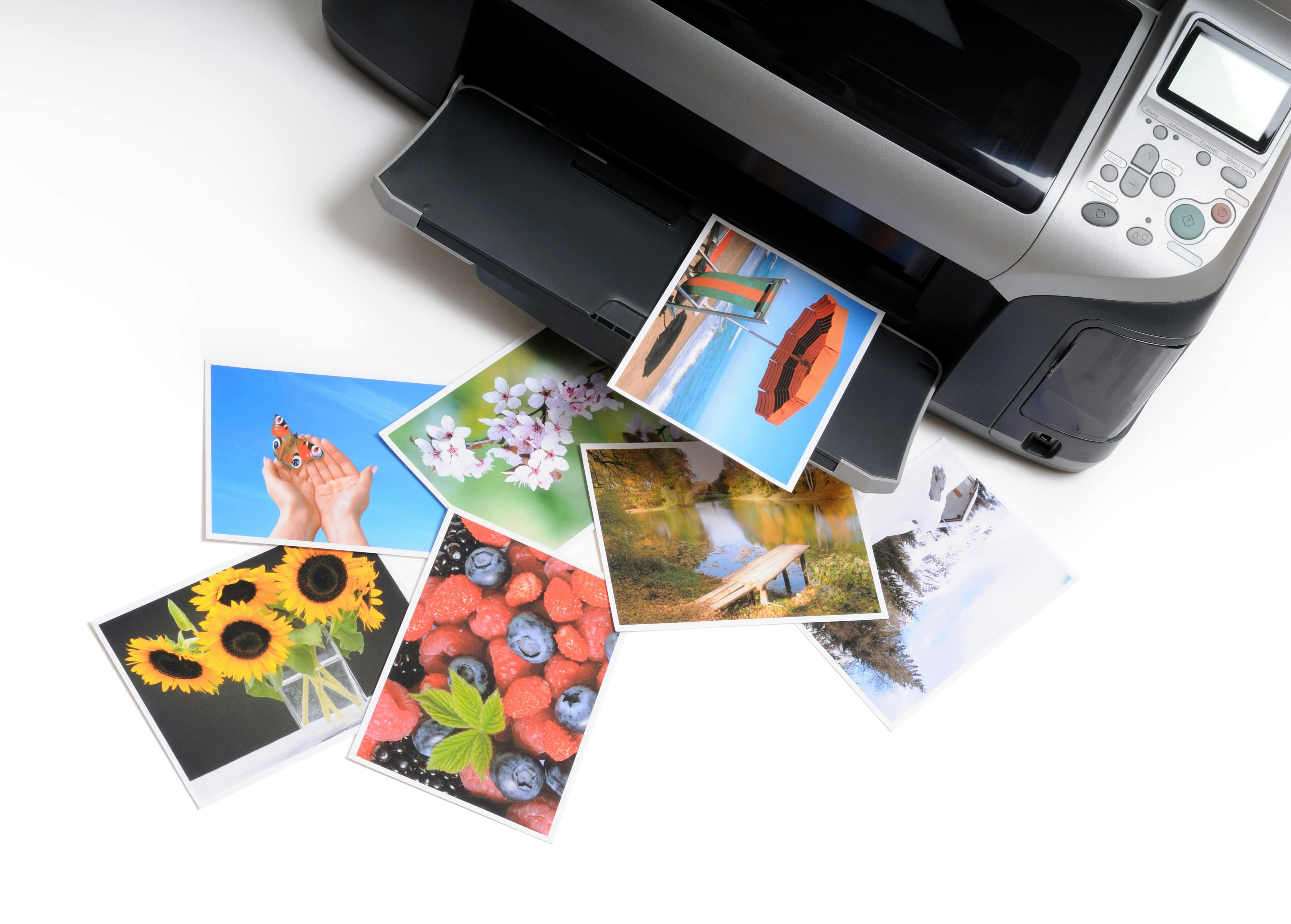 printer med fotos
