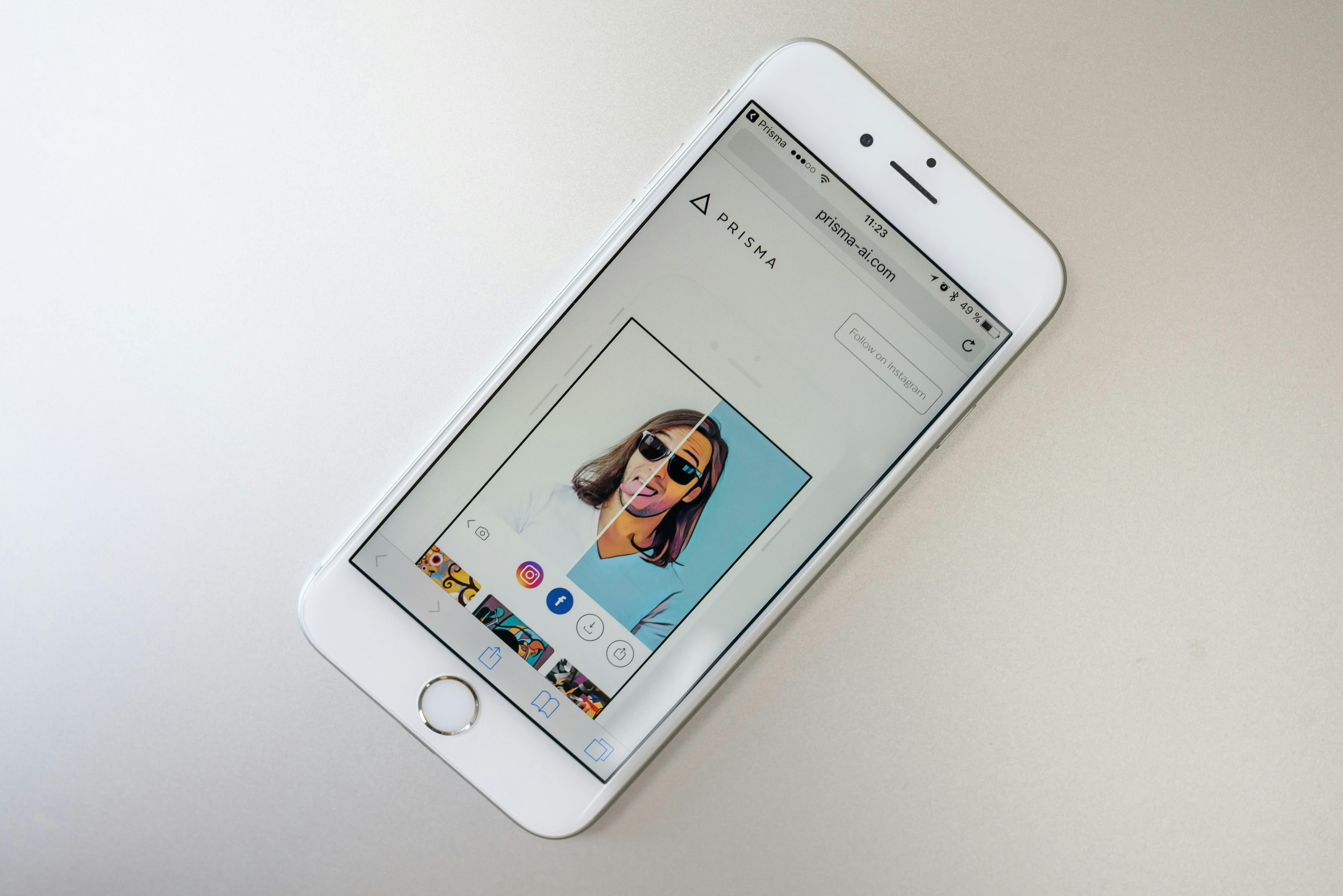 Prisma-app til smarttelefon.