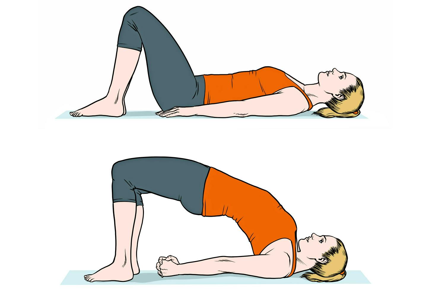 Tip! Yoga: Skulderbro