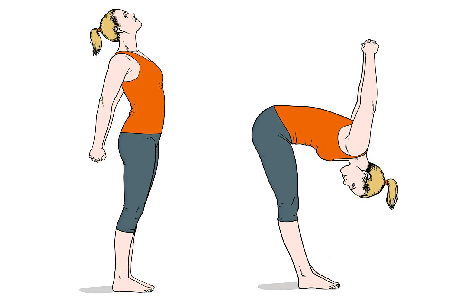 Yoga: Stående foroverbøjning