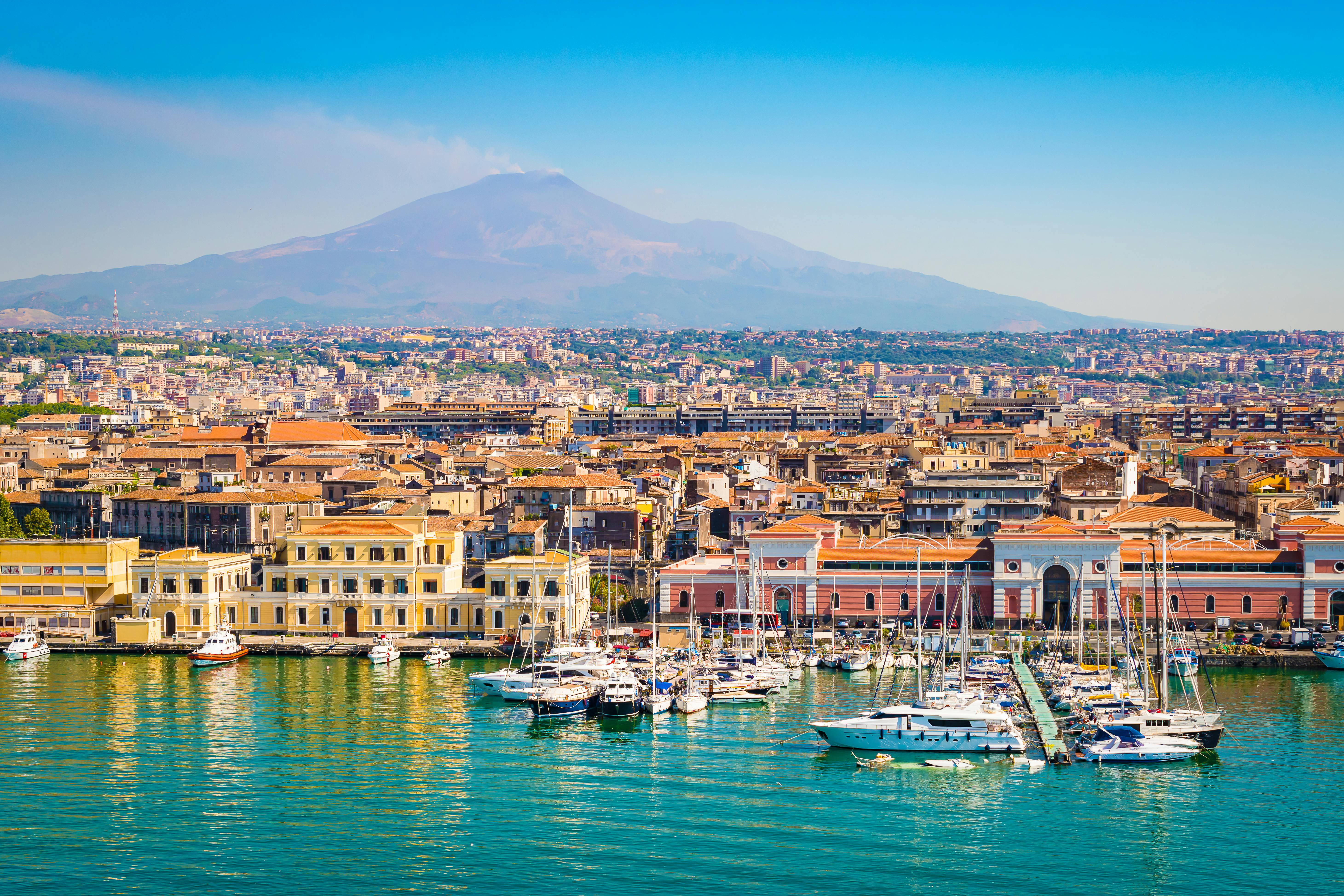 Catania båthavn Sicilia