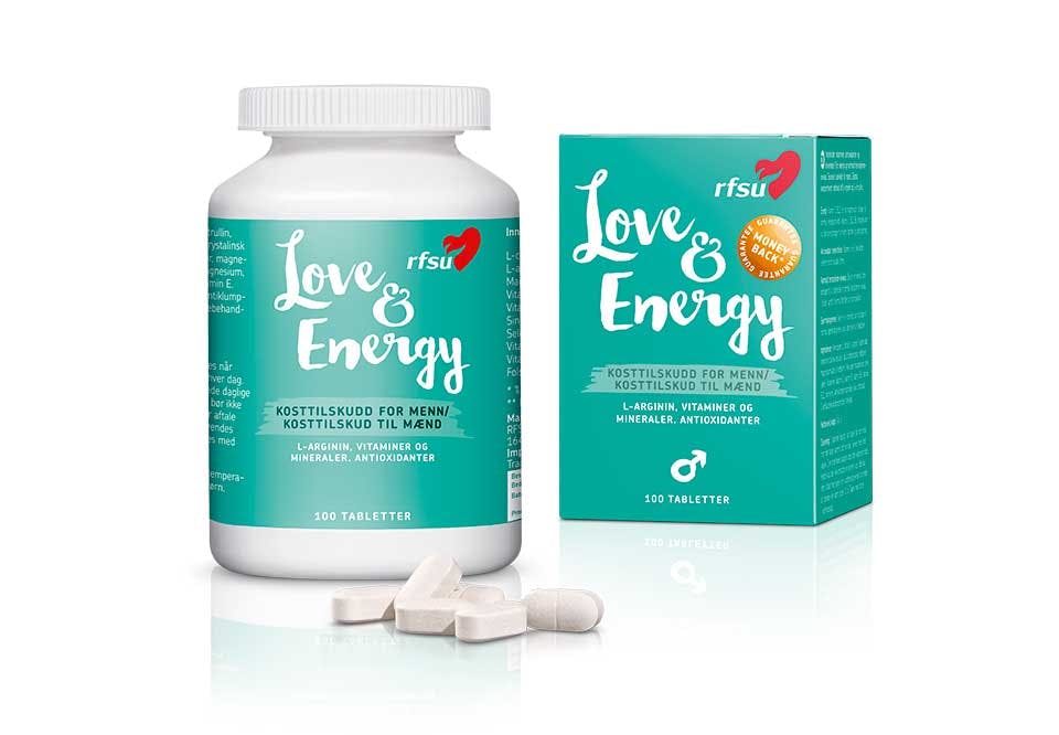 Mere energi med kosttilskudet Love & Energy fra RFSU
