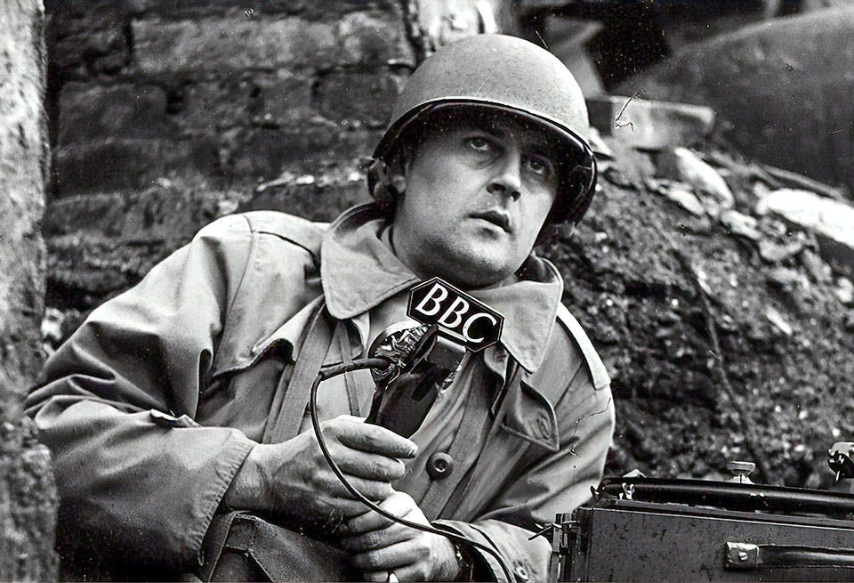 Radioreporter under andra världskriget.