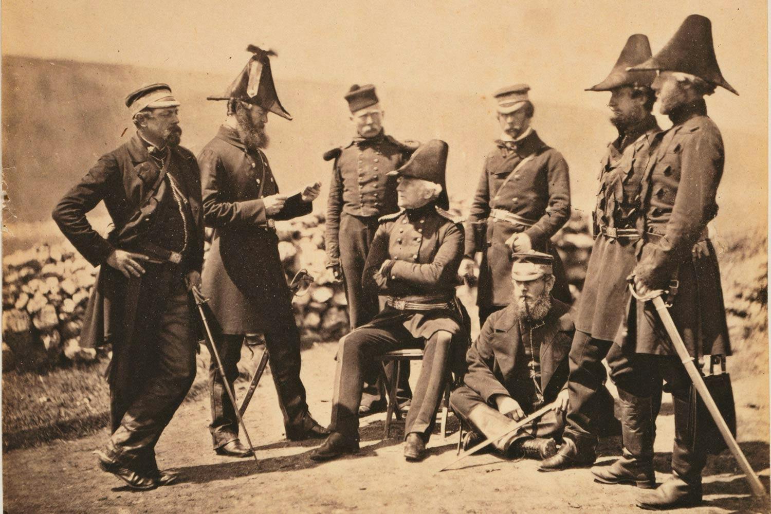 Krimkriget 1853–56, fotografi av Roger Fenton.