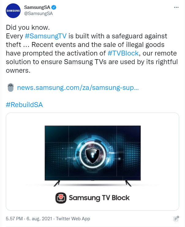 Samsung kan deaktivere alle solgte TV-er | Komputer.no