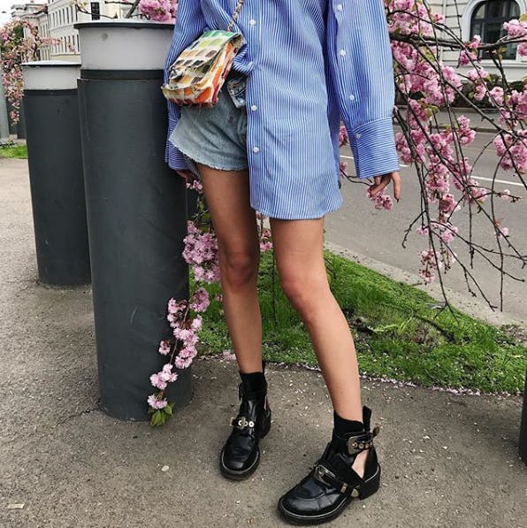 Mix: Oversized skjorte.