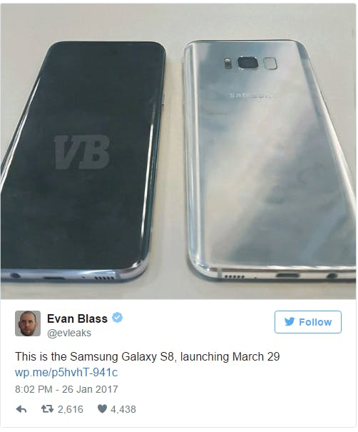 Nyt Samsung S8-design? Nyt Samsung S8-design?